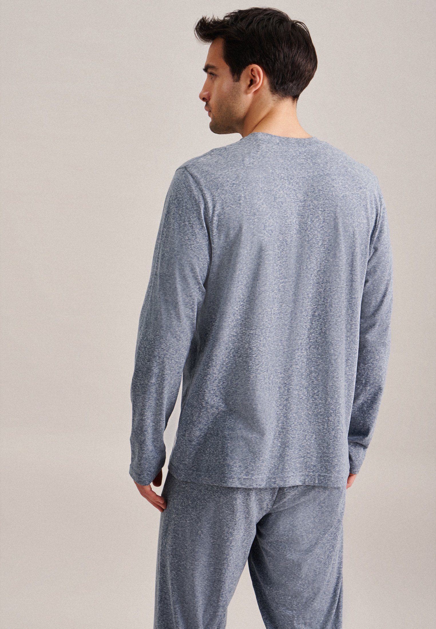 seidensticker Pyjamaoberteil Schwarze Rose Pyjama Oberteil Uni, Material:  50% Polyester 38% Baumwolle 12% Viskose