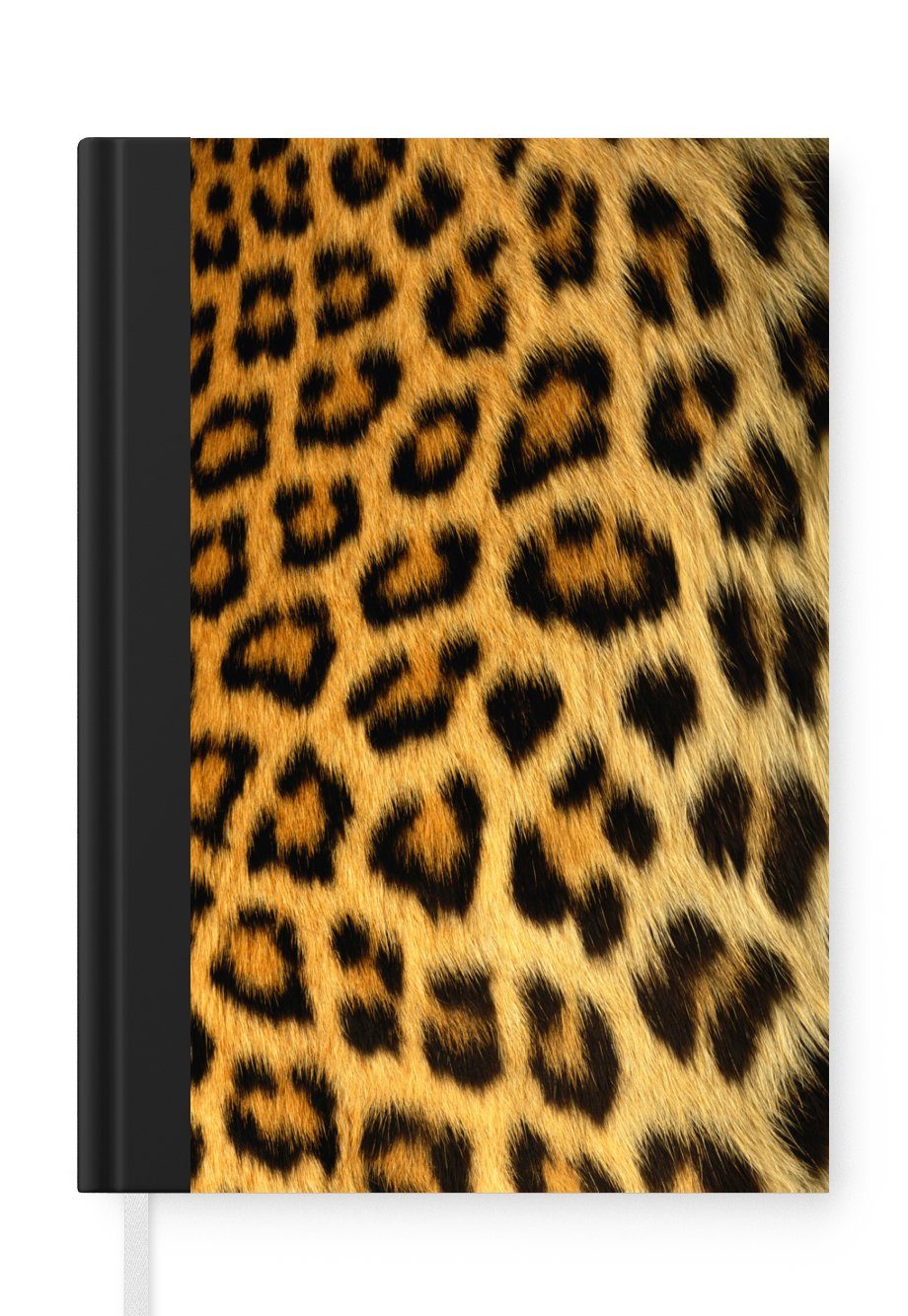 MuchoWow Notizbuch Leopard - Fell - Haar, Journal, Merkzettel, Tagebuch, Notizheft, A5, 98 Seiten, Haushaltsbuch