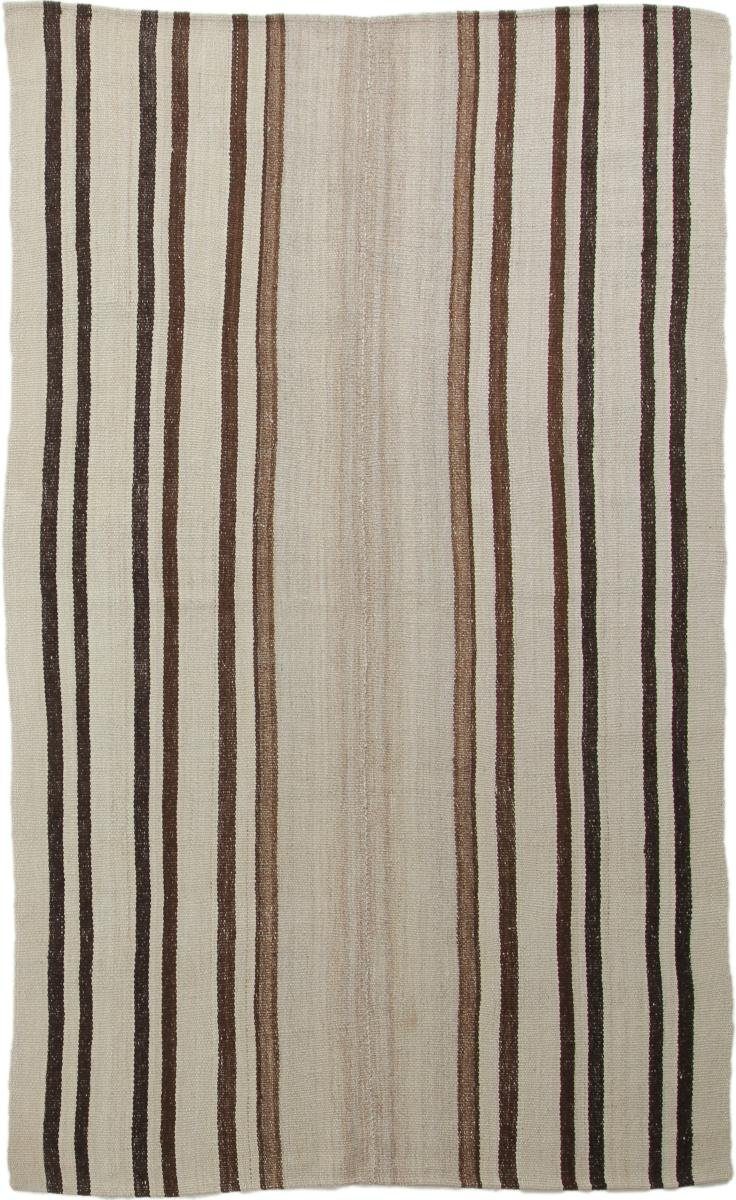 Orientteppich Kelim Fars Antik 159x258 Handgewebter Orientteppich / Perserteppich, Nain Trading, rechteckig, Höhe: 4 mm
