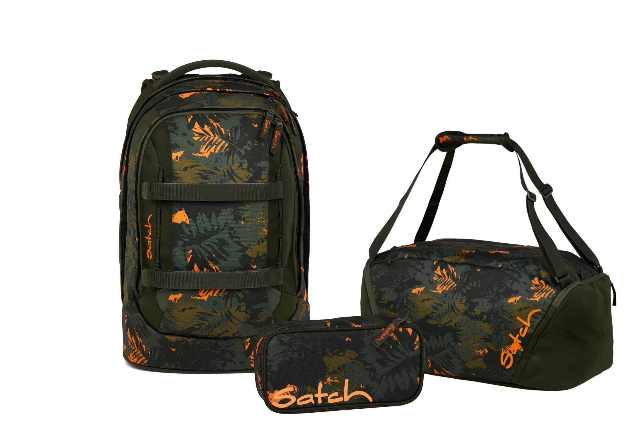 Satch Schulranzen Schulrucksack-Set PACK Jurassic Jungle günstig online kaufen