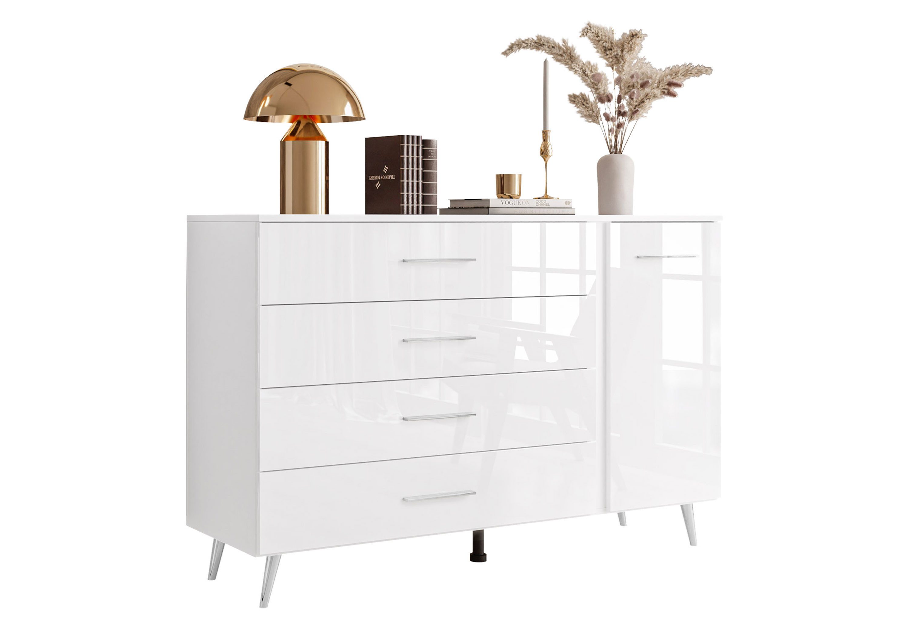 Lookway Kommode AURA II mit Schubladen und LED Beleuchtung