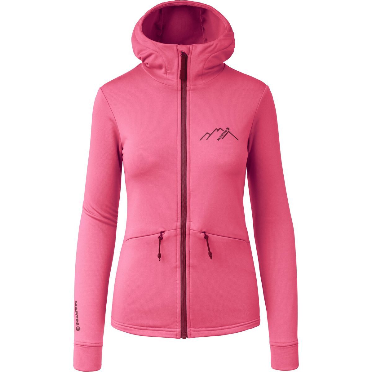 MARTINI Fleecejacke Alpmate ML Hooded Jacket W Leichte und flexible Midlayerjacke für Komfort und Bewegungsfreiheit