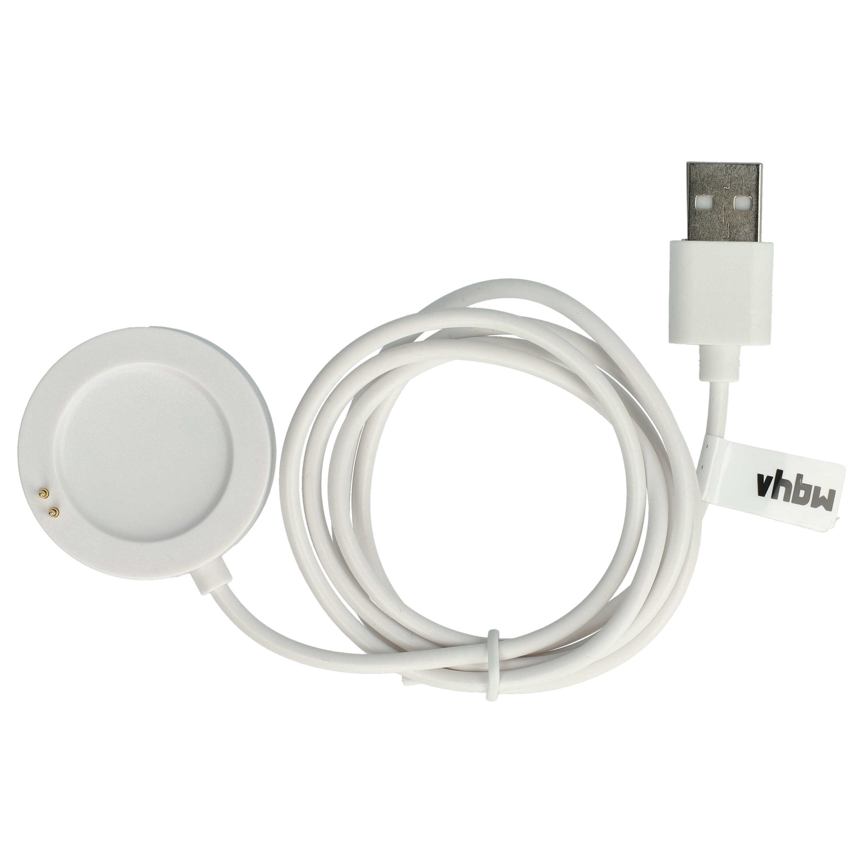 vhbw passend für Xiaomi Watch S2 46mm, 42mm Smartwatch Smartwatch-Ladekabel, (102 cm), Wiederverwendbar