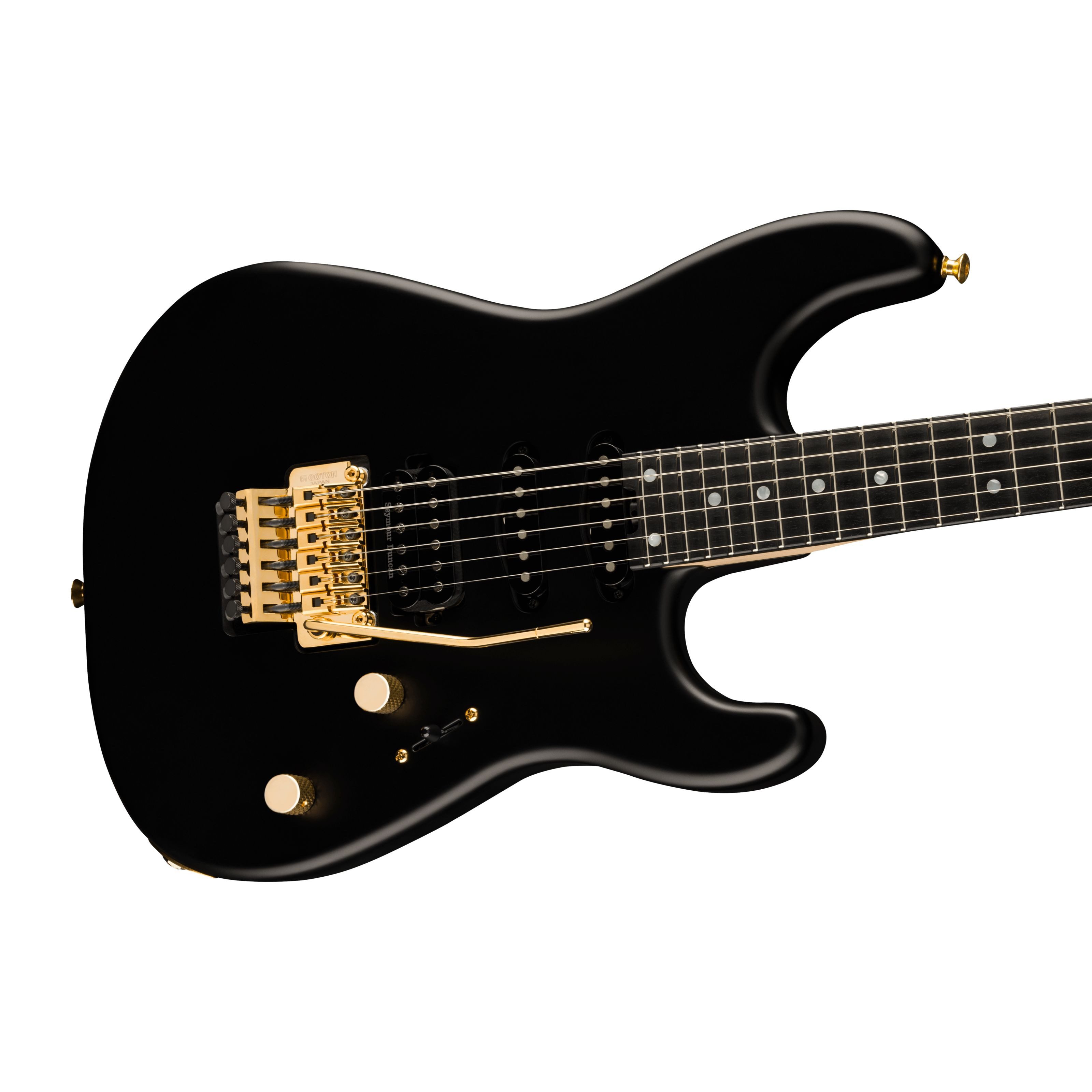 Charvel E-Gitarre, E-Gitarren, Andere Modelle, MJ Series SD1 24 HSS FR RD SBK Satin Black - E-Gitarre