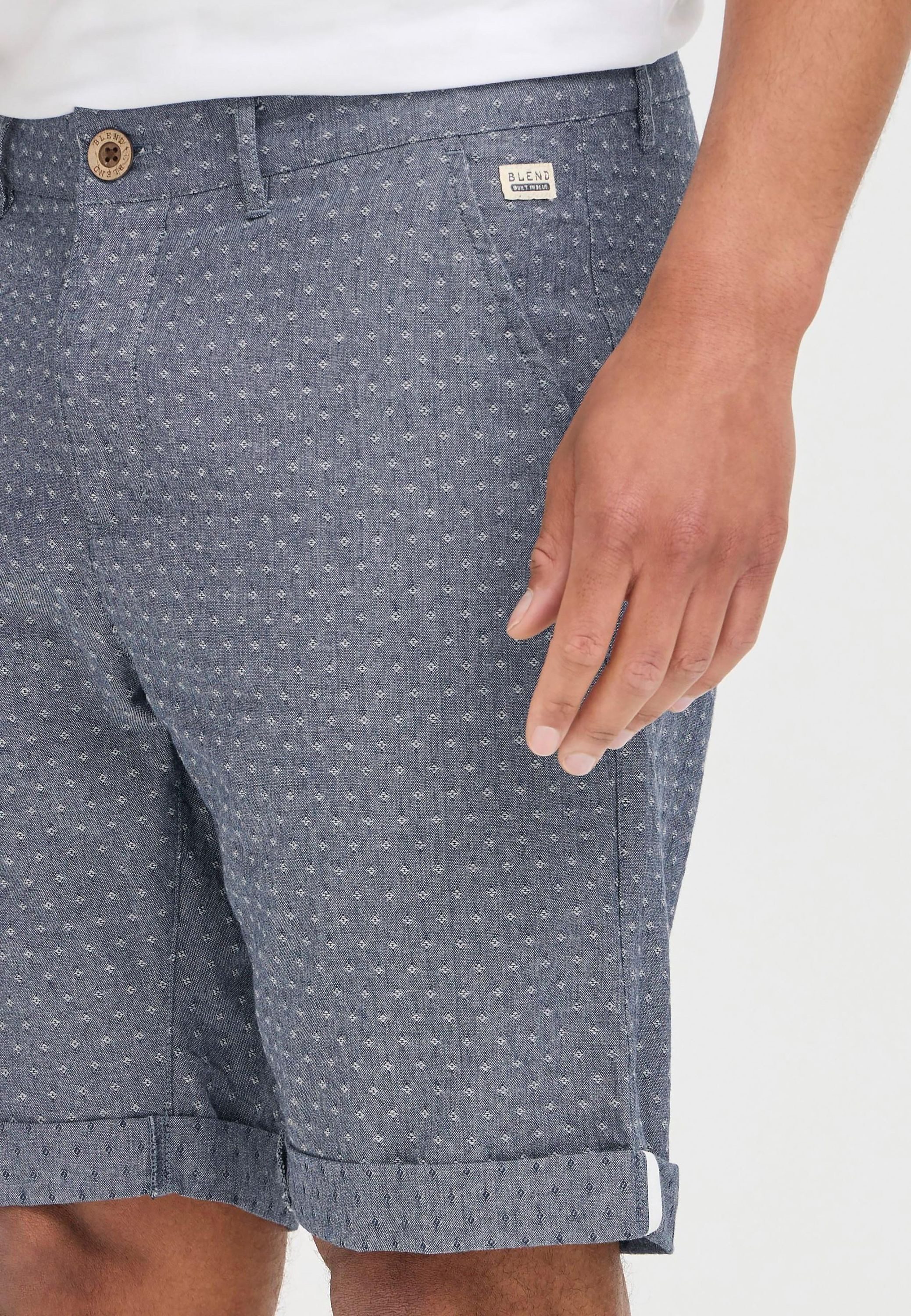 Blend Chinoshorts BHSergio Gemusterte Chino Shorts