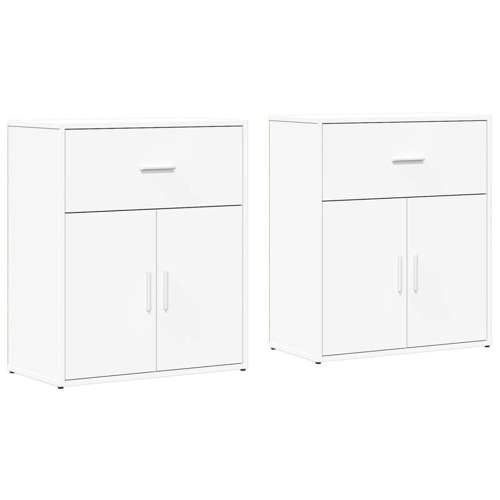 vidaXL Sideboard Sideboards 2 Stk. Weiß günstig online kaufen