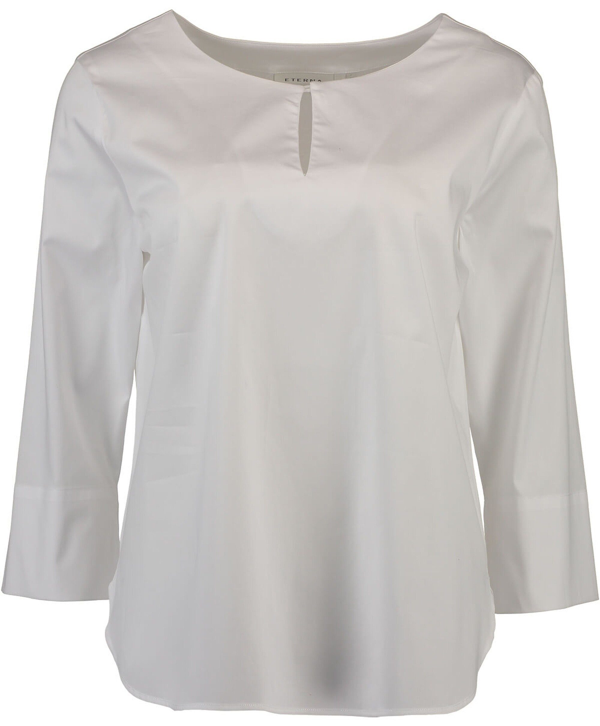 Klassische Bluse ETERNA Bluse weiß