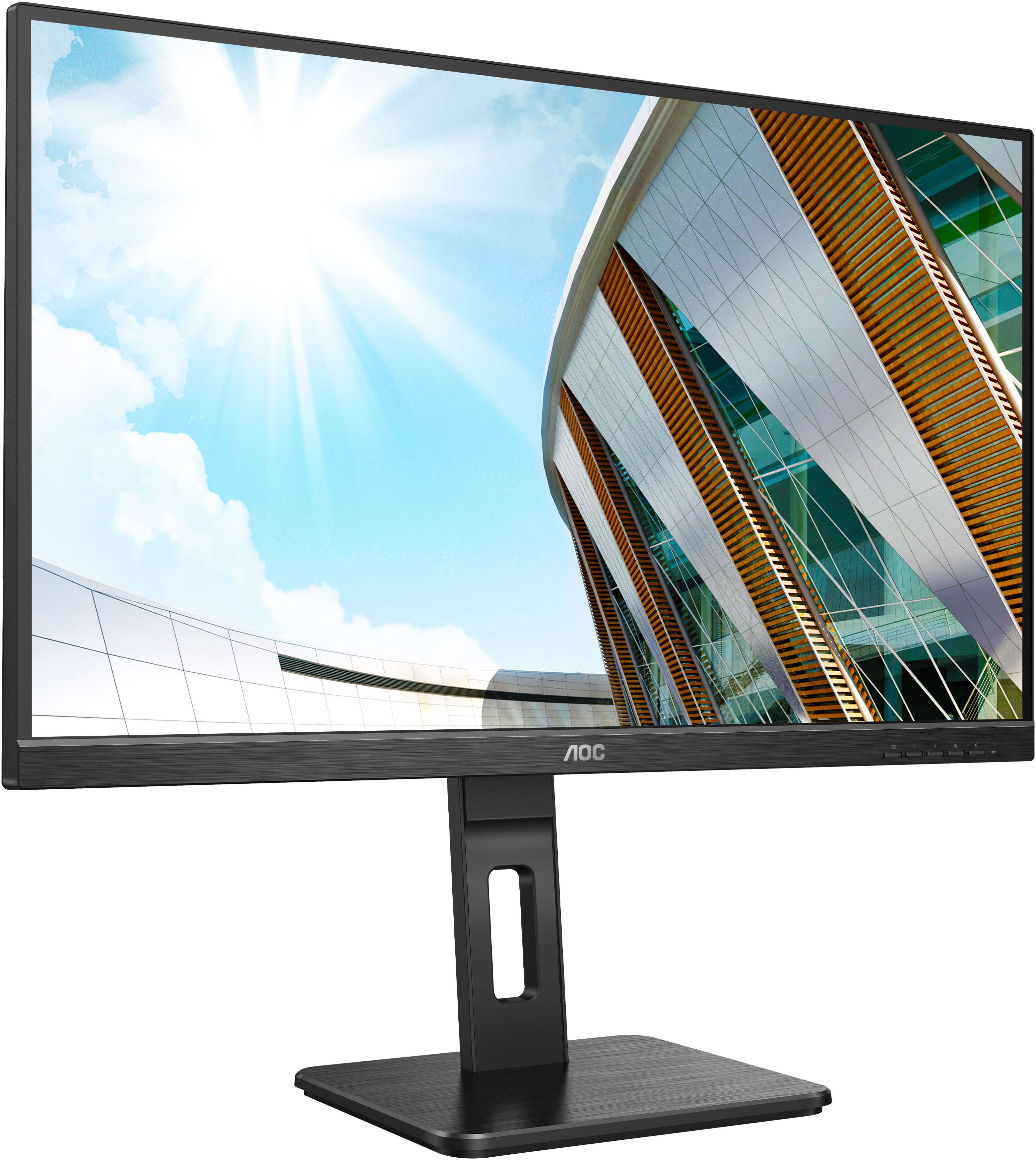 AOC Q27P2Q LED-Monitor (69 cm/27 ", 2560 x 1440 px, QHD, 4 ms Reaktionszeit, 75 Hz, LED)