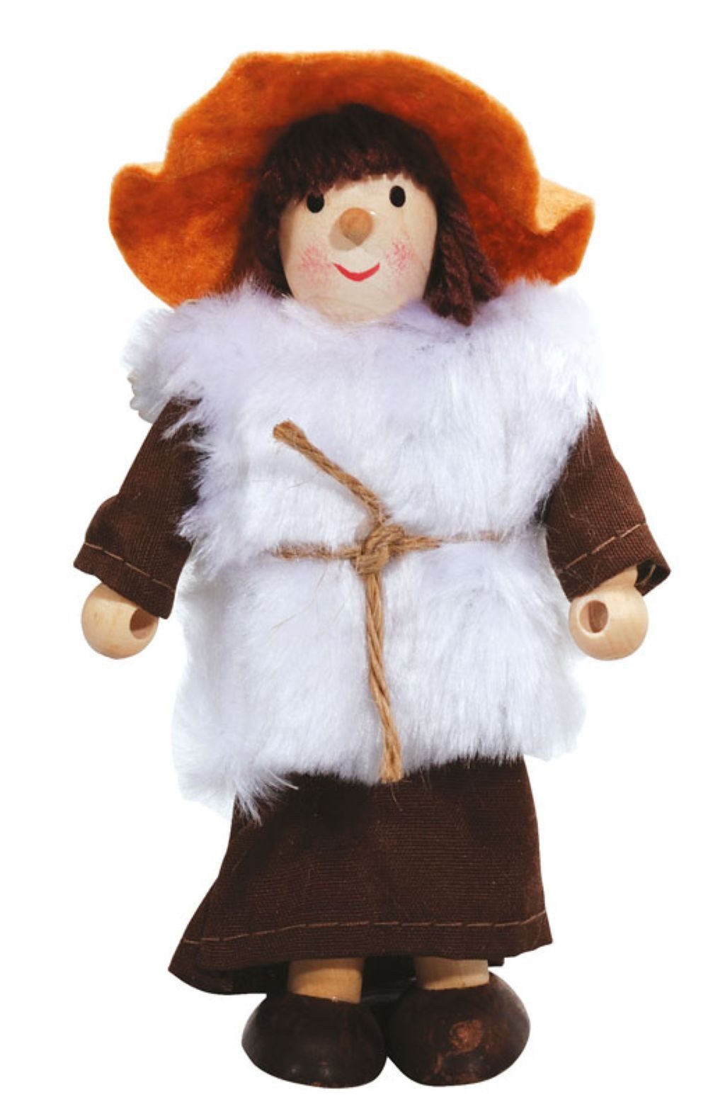 Winzlinge Biegepuppe Hirte - Helles Fell (1-tlg)