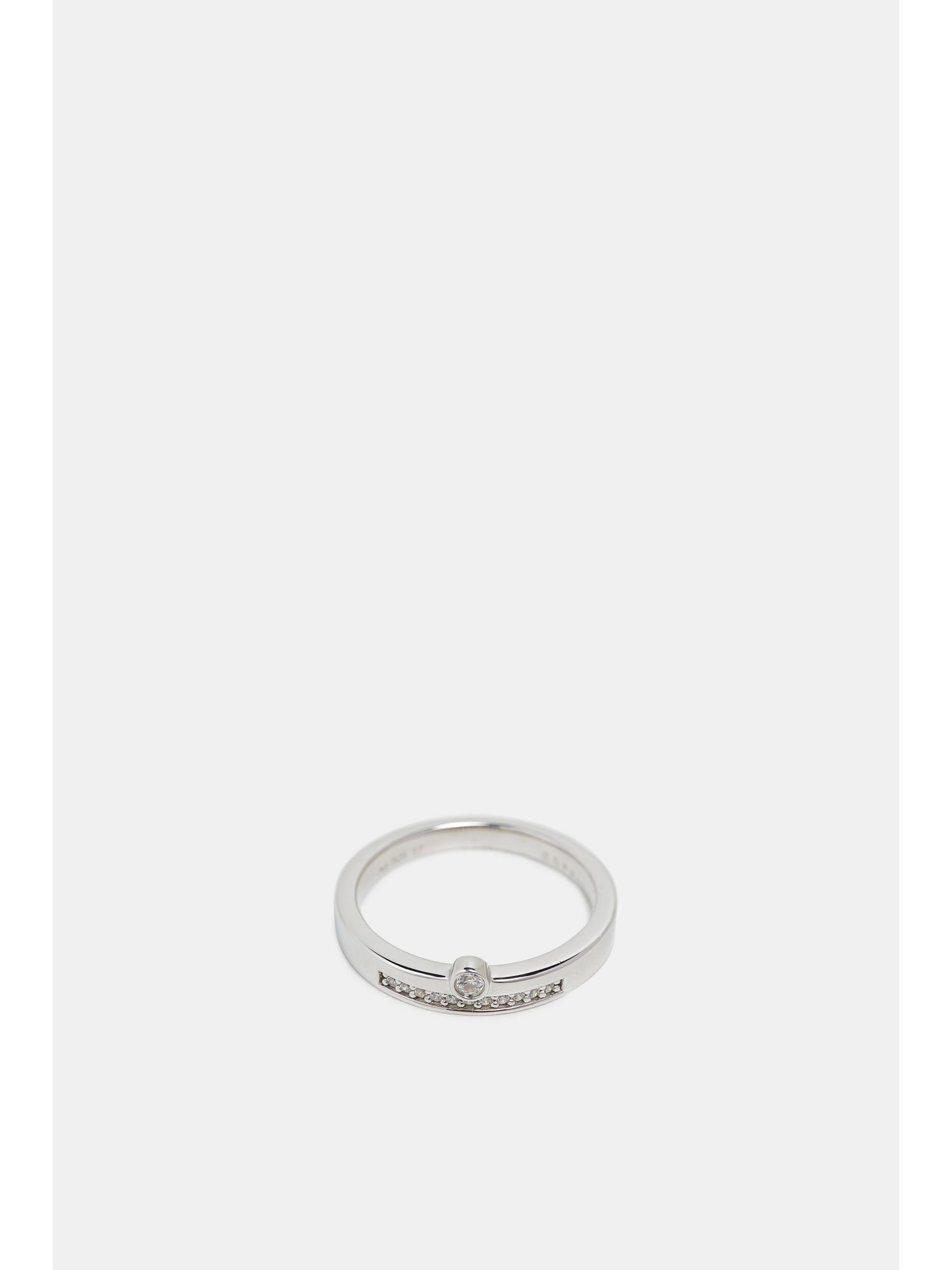 Esprit Silberring »Ring mit verschiedenen Zirkonia-Steinen, Edelstahl«  online kaufen | OTTO