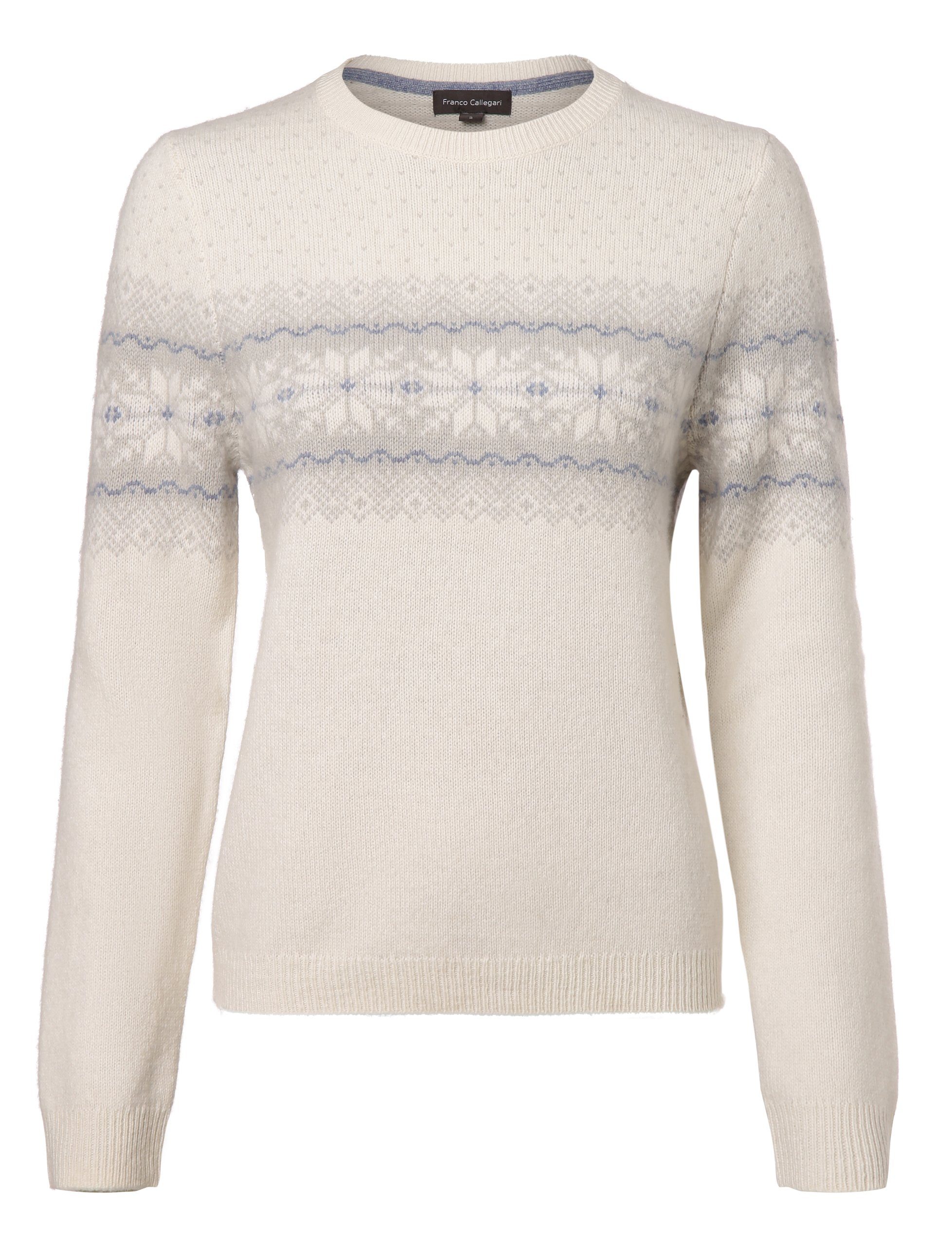 Franco Callegari Strickpullover ecru