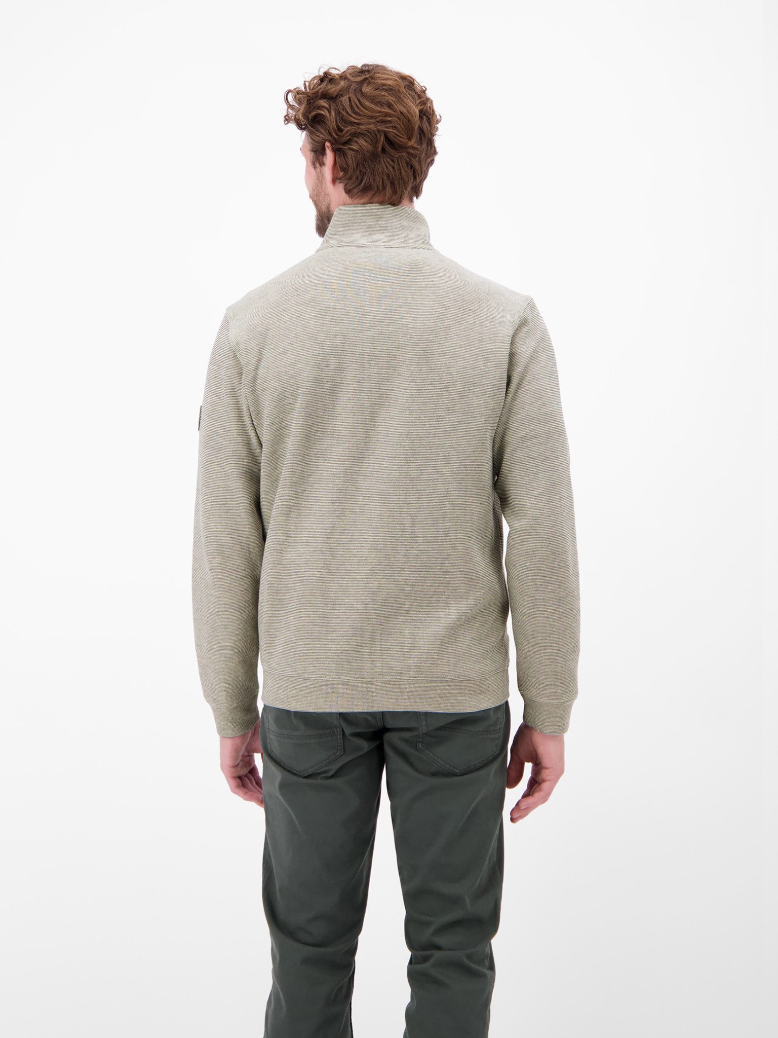 LERROS Sweatjacke mit Stehkragen