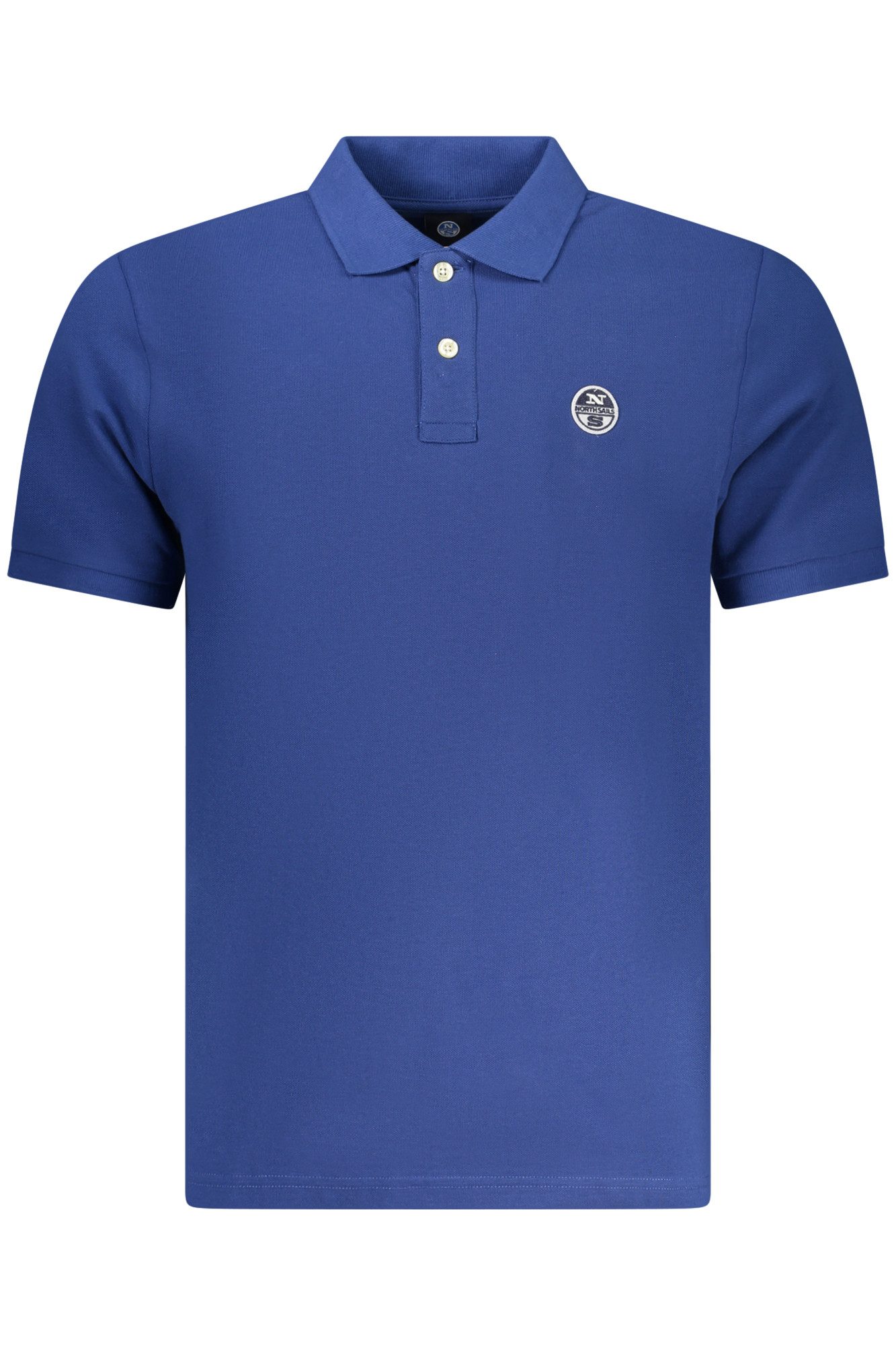 North Sails Poloshirt Herren Kurzarm-Poloshirt Blau mit Logo und