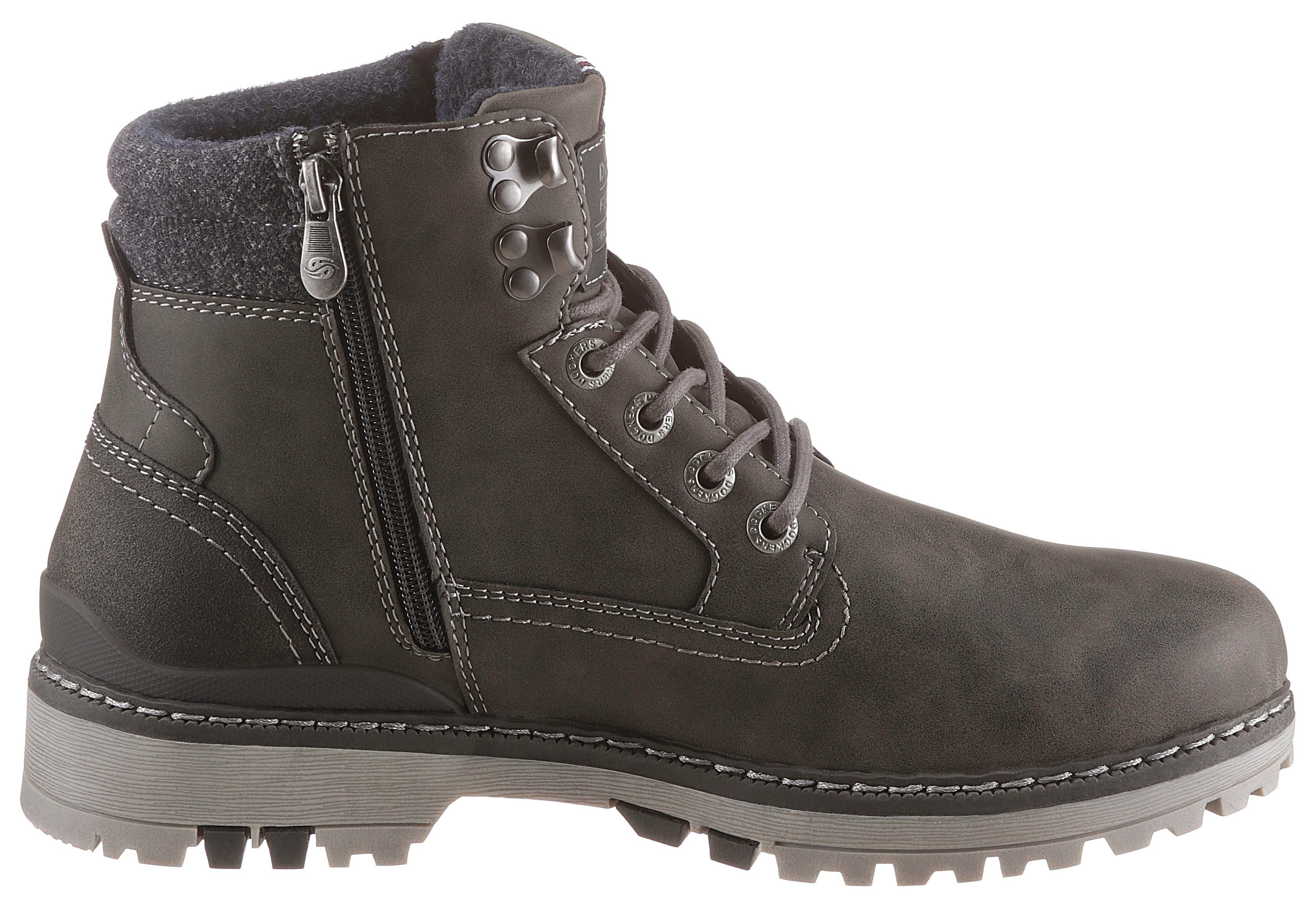 Dockers by Gerli Schnürboots Winterboots, Workerboots mit Profilsohle
