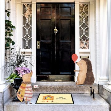 Fußmatte Vogelhaus sweet Home - Gelb Pastell - Geschenk, Einzugsgeschenk, süße, Mr. & Mrs. Panda, Höhe: 0.6 mm