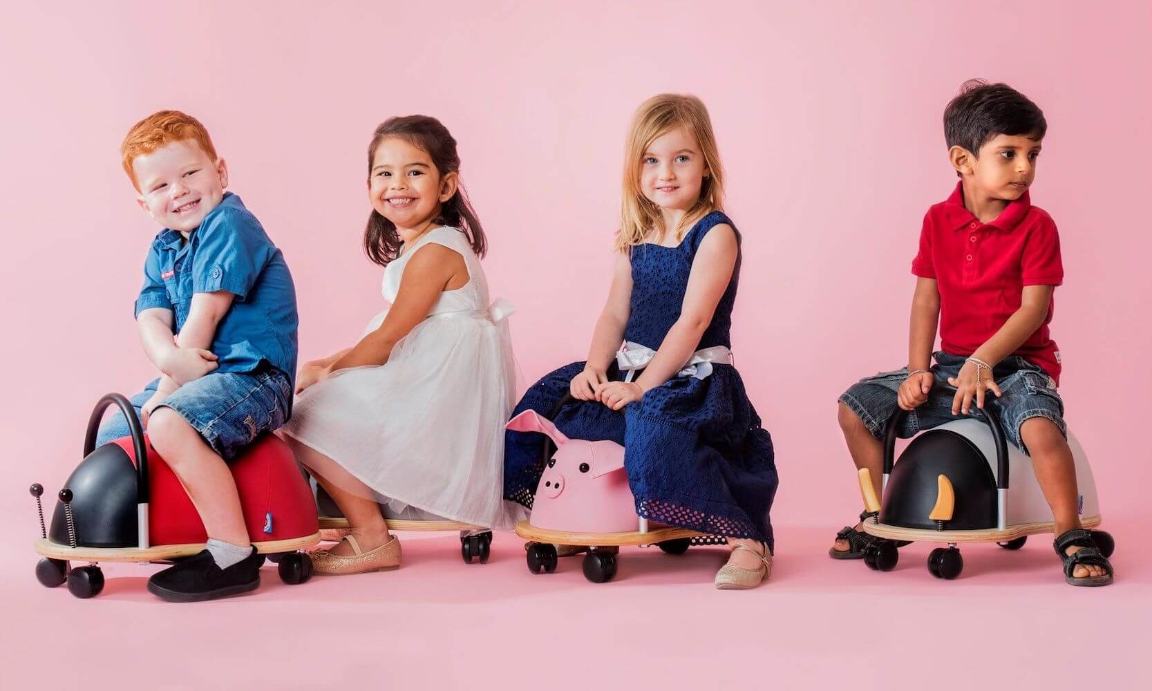 Hippie Chic Rutscher Großer Wheely Bug (Rutscherauto) 3-6 Jahren (Müller & Herber)