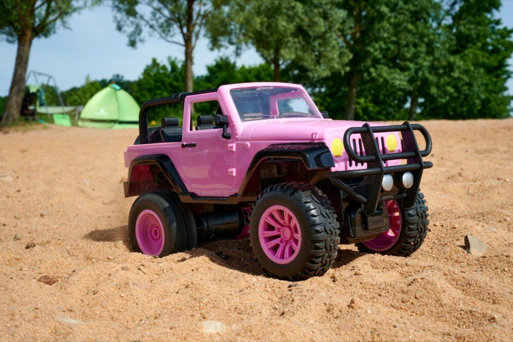 Ferngesteuertes Auto RC SUV Girlmazing Dickie Toys RC Jeep Wrangler RC Auto, 