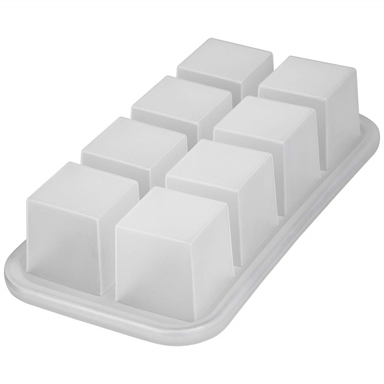5 cm 5 x Eiswürfelbehälter Eiswürfel (1-tlg), Eiswürfelbereiter XXL Eiswürfelform Riesenwürfel, Silikon HAC24 Silikonform