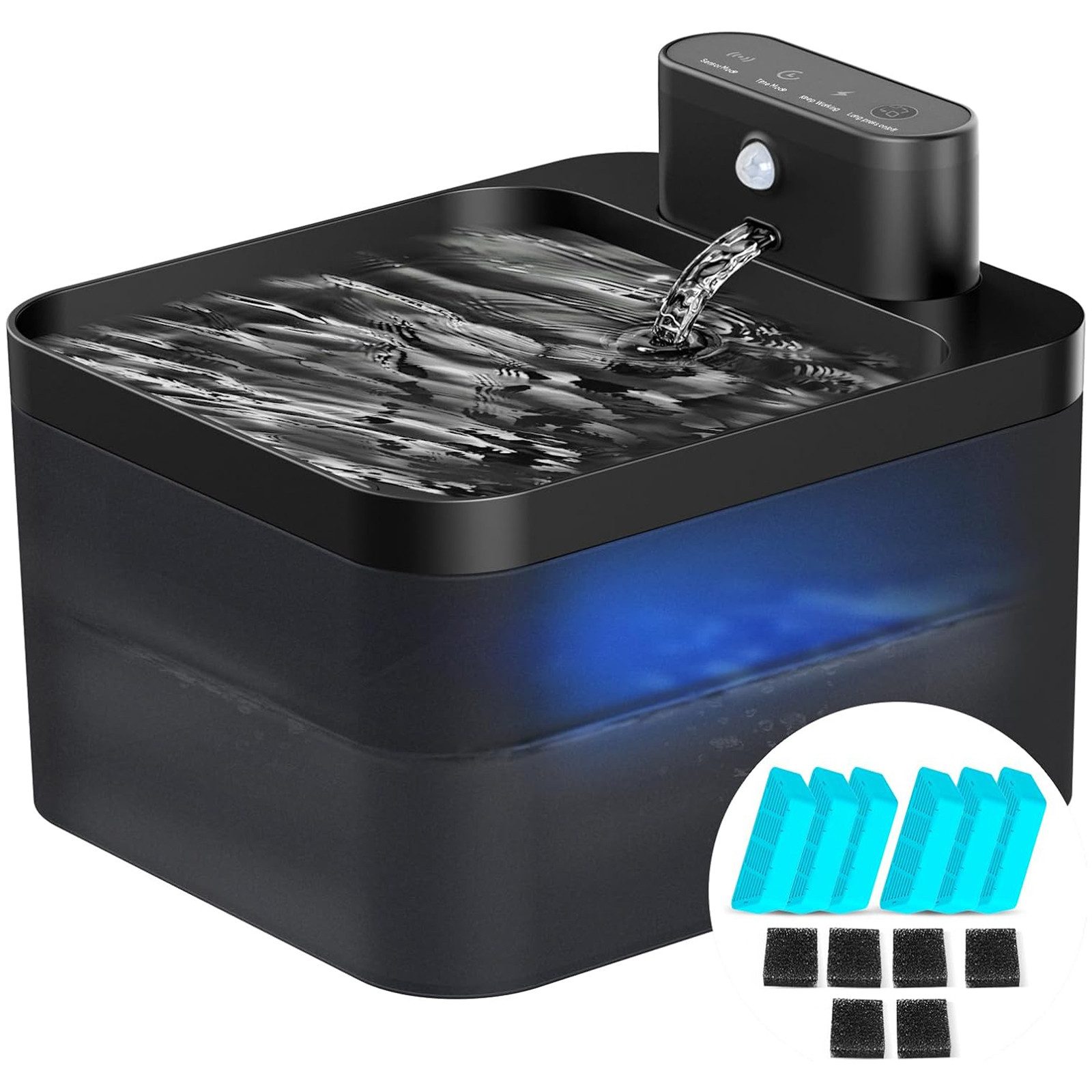 MODFU Trinkbrunnen Katzenbrunnen Wasserspender Wasserbrunnen für Haustier 2 günstig online kaufen