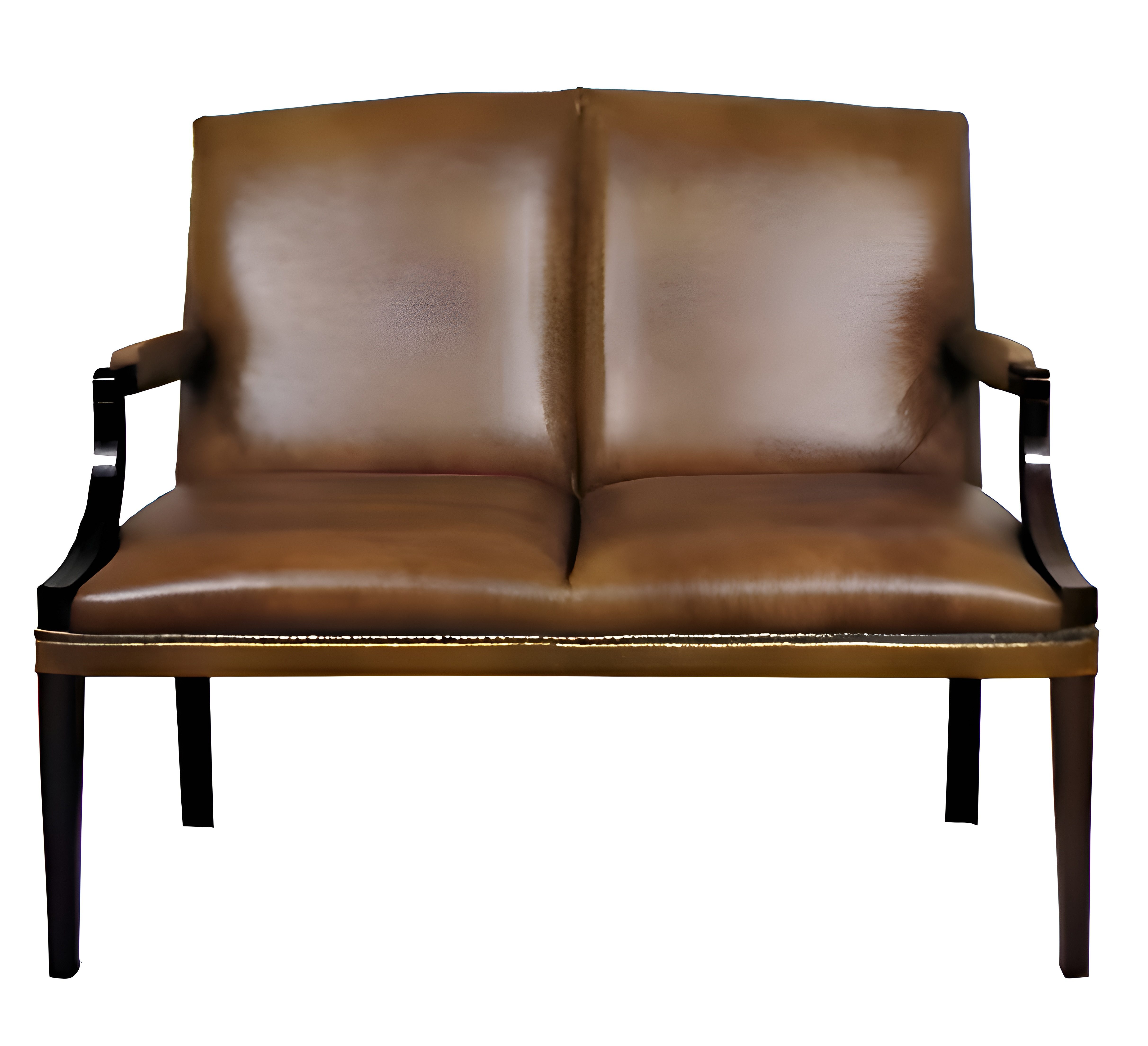 Xlmoebel Polsterbank Sofa für Innen- und Außenbereich mit stilvollem Design und Polsterbank (Leder Sofa Washington 2 Sitzer), Hergestellt in Europa