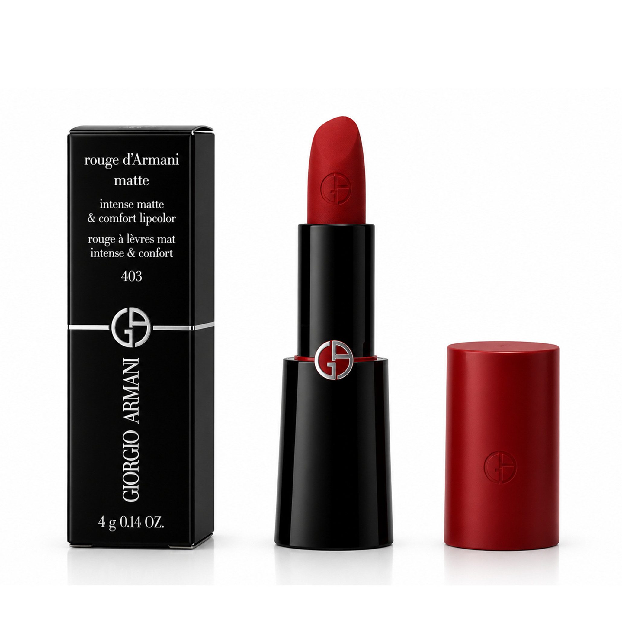 Giorgio Armani Lippenstift Giorgio Armani rouge d'armani matte lucky red 403 Lipstick 4g