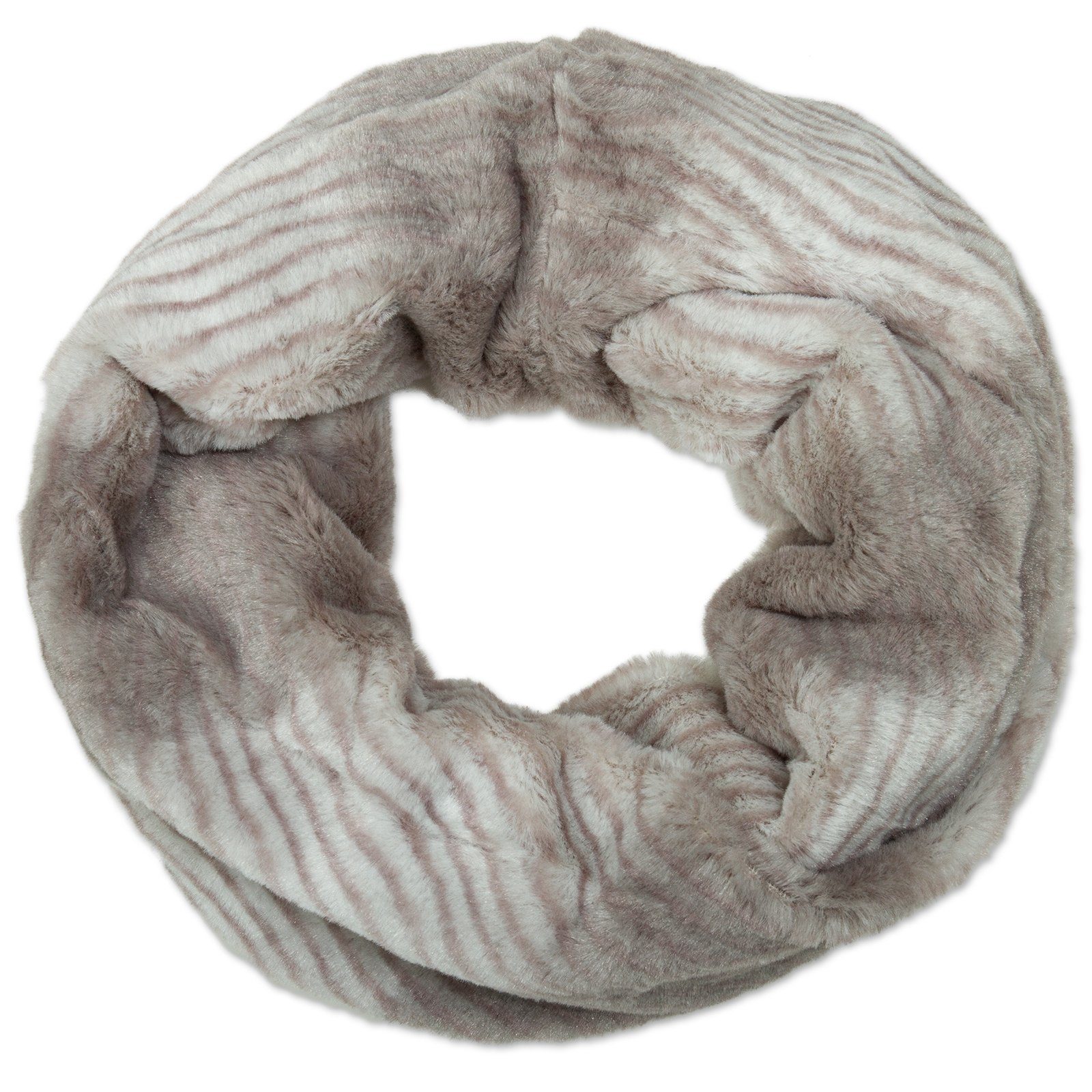 Caspar Loop SC481 Damen Winter Tiger Fell Loop Schal