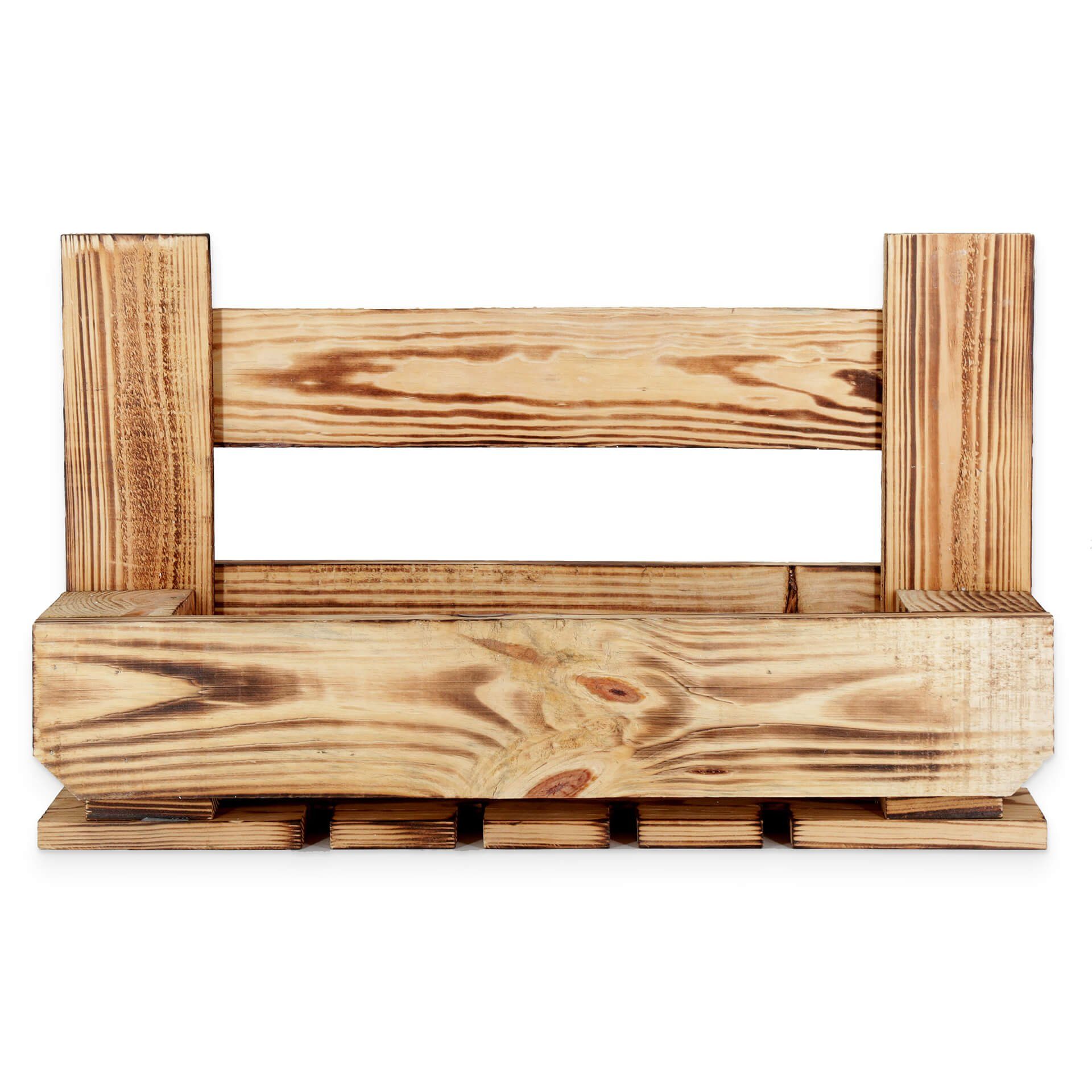 K&L Wall Art Wandregal Palettenmöbel Gewürzregal Weinregal Weinglas Vintage günstig online kaufen