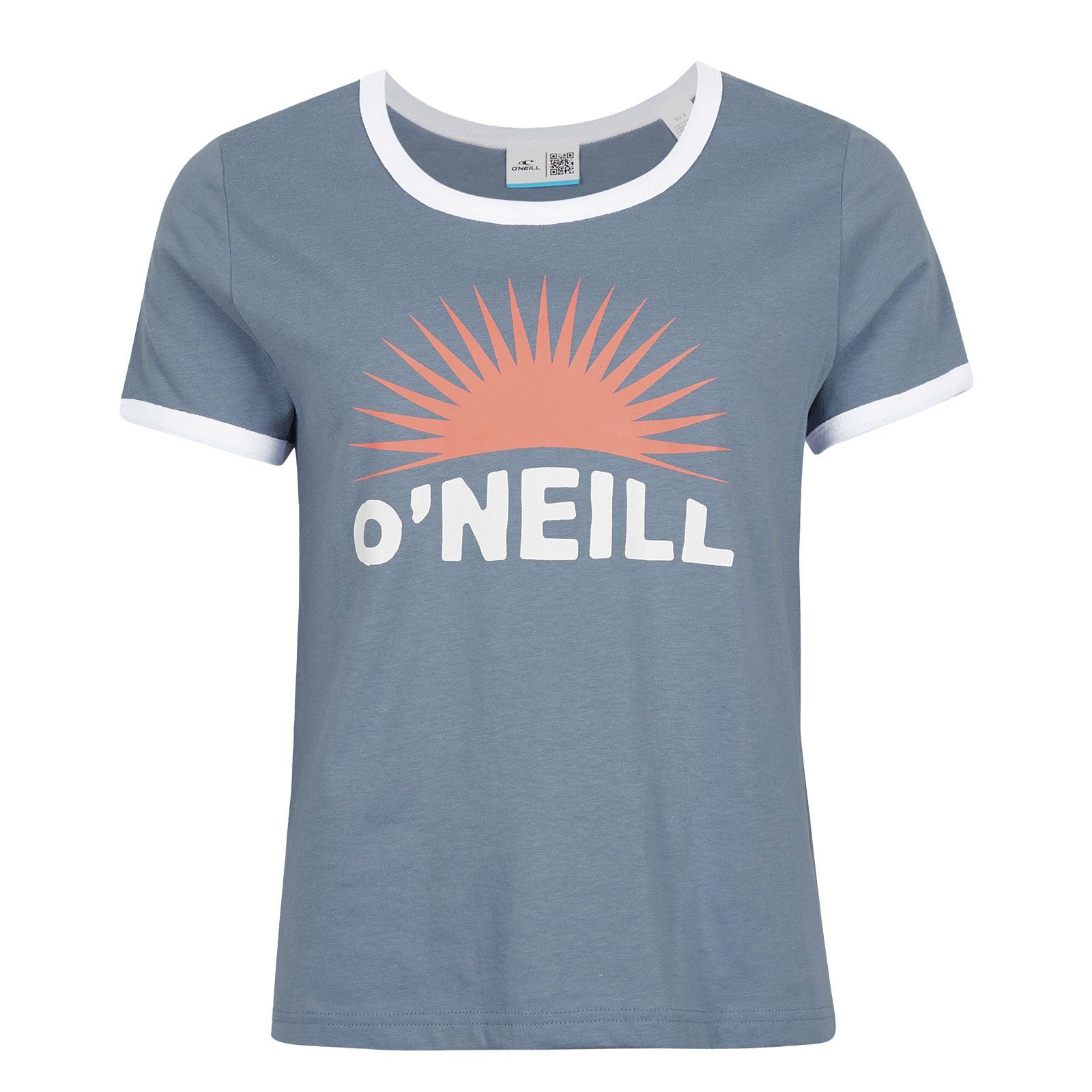 O'Neill T-Shirt Marri Ringer mit Kultprint auf Wasserbasis