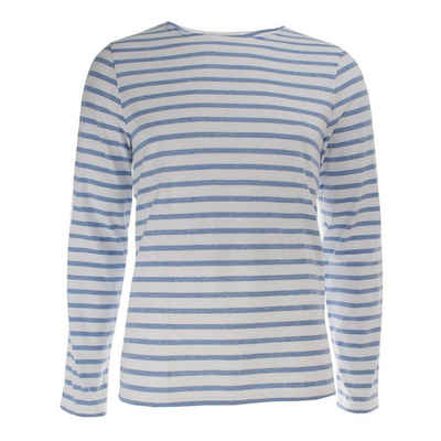 Saint James Langarmshirt »9858« Unisex Shirt Minquiers Modern mit Streifen aus Baumwolle