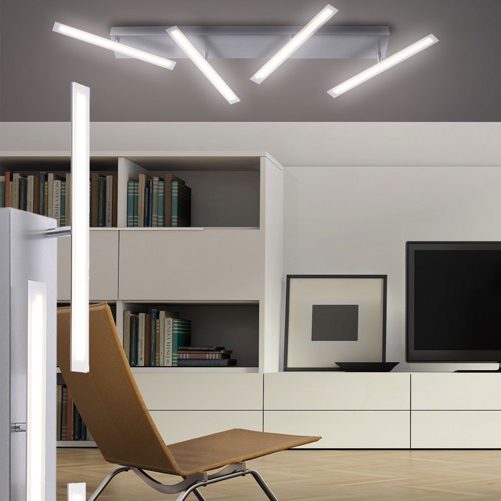 etc-shop LED Deckenleuchte, LED-Leuchtmittel fest verbaut, Warmweiß, LED 32 Watt Decken Lampe beweglich Gästezimmer Leuchte