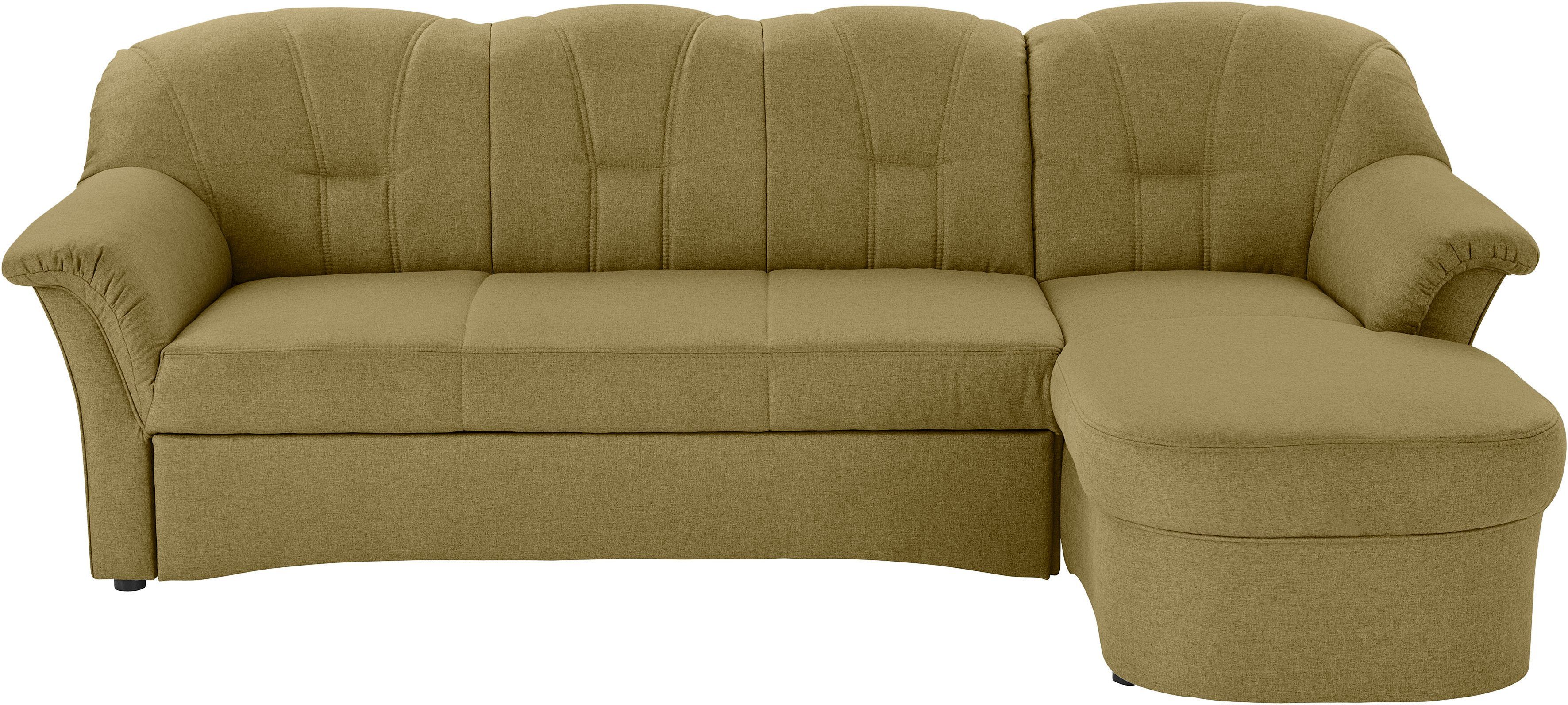 DOMO collection Ecksofa Papenburg, zeitlose Rückensteppung, günstig online kaufen