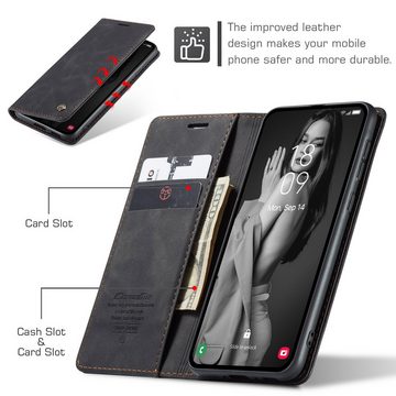SmartUP Smartphone-Hülle Hülle für Samsung Galaxy A54 5G Klapphülle Fliphülle Tasche Case Cover, Standfunktion, integrierter Kartenfach
