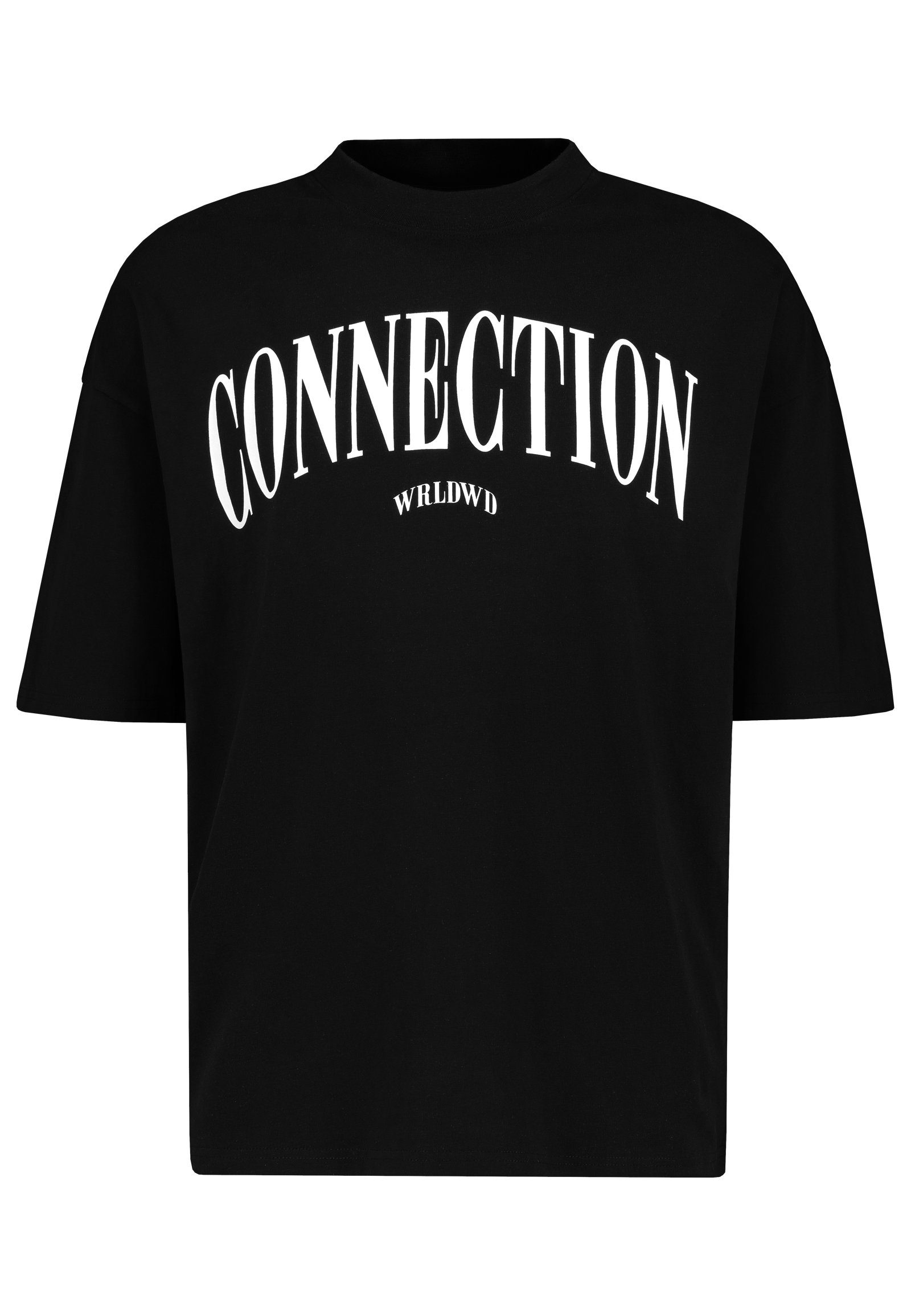 SUBLEVEL T-Shirt Oversize T-Shirt mit Aufdruck black1