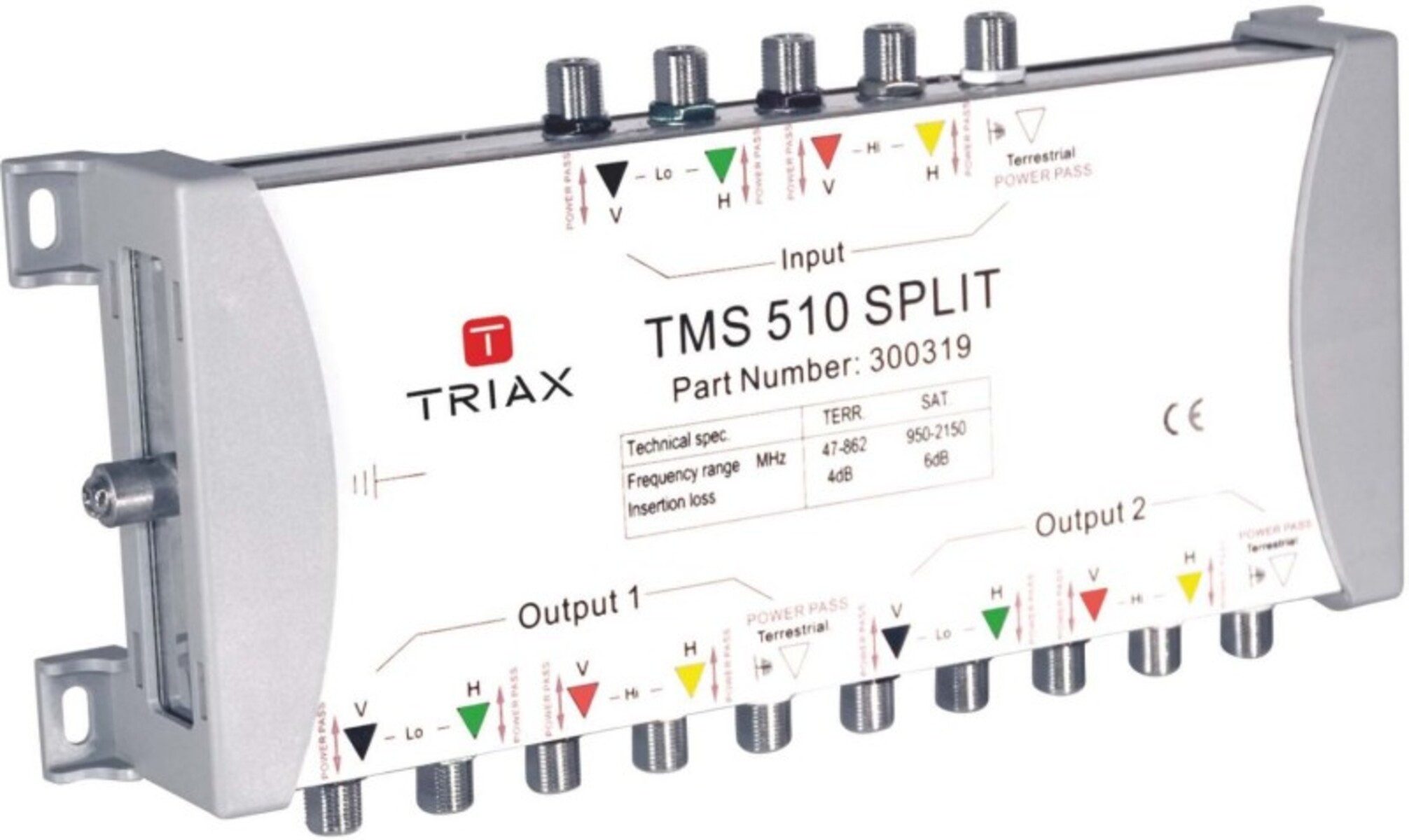 Triax BH-Verlängerung Triax Verteiler TMS 510 Split