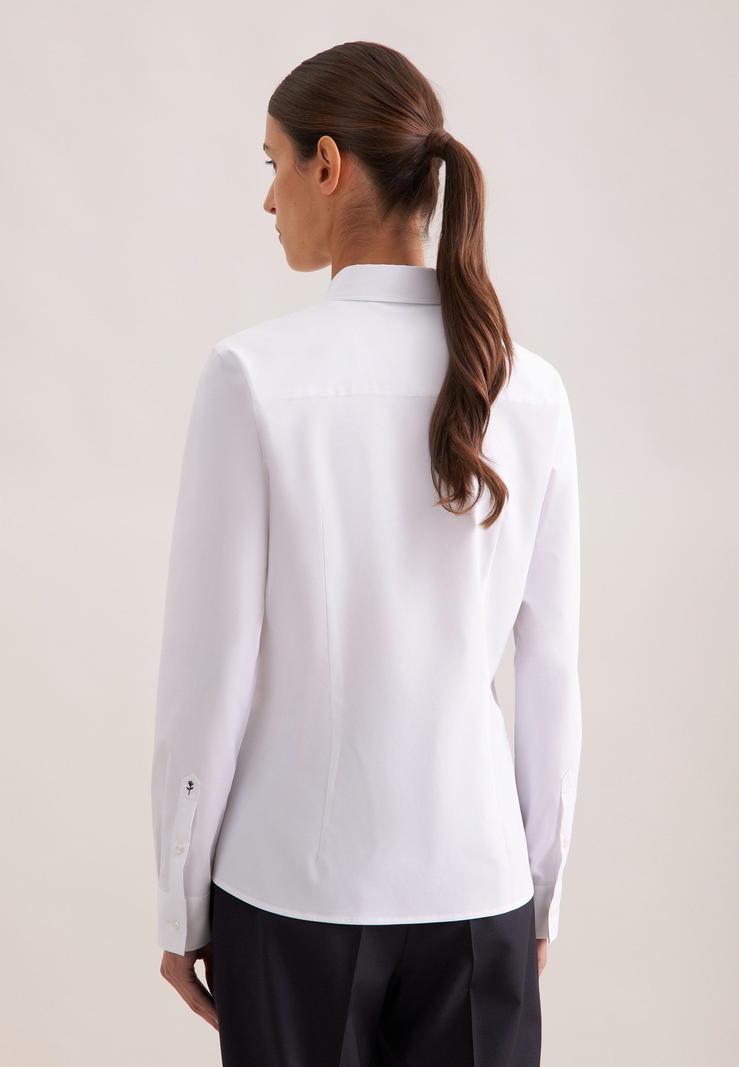 seidensticker Hemdbluse 1/1 Kragen Uni günstig online kaufen