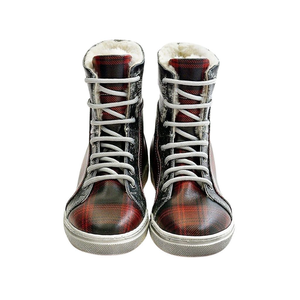 LaMarta Damenstiefel Vegan, Schnürboots, stiefeletten Schnürstiefel