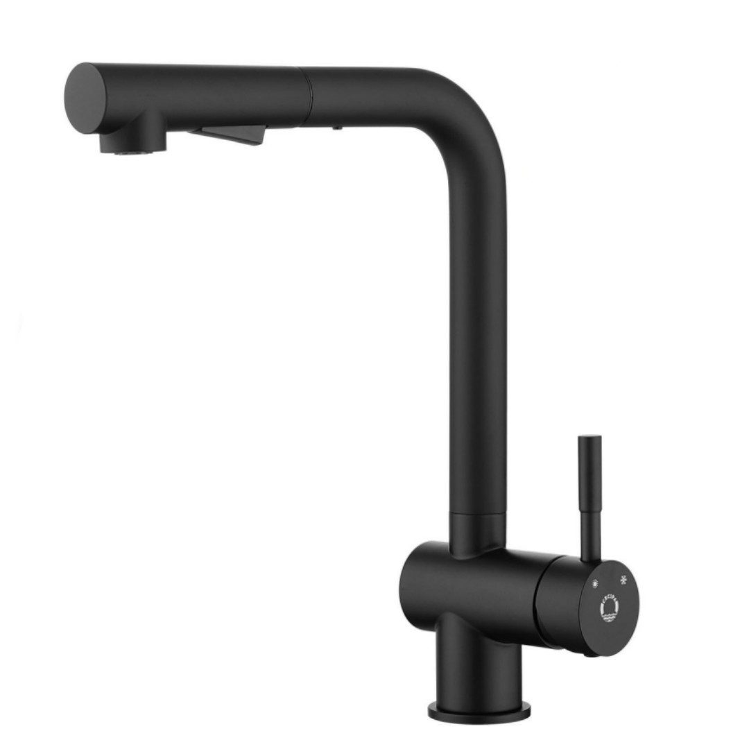 CECIPA MAX Küchenarmatur Küche Armatur Ausziehbare, 2 Wasserauslassmethoden, 360-Grad-Drehung (Spültischarmaturen, 1-St., Mischbatterie Küche) Hochdruckhahn