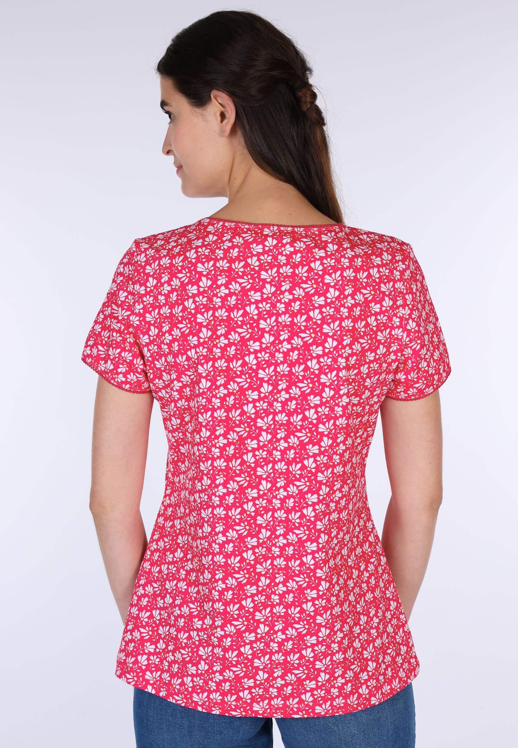 Sorgenfri Sylt T-Shirt Camille flower Spitzendetails