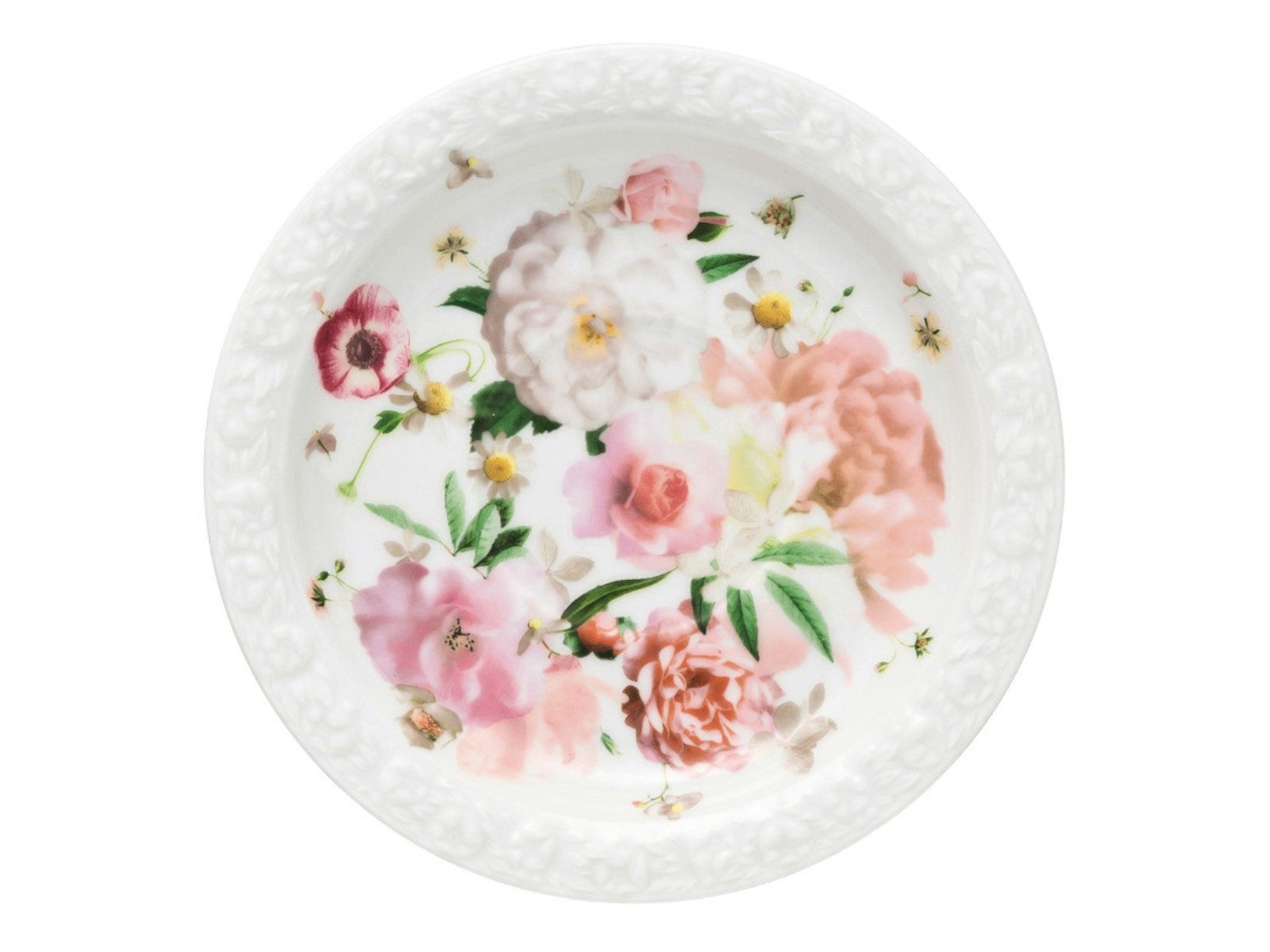 Rosenthal Untertasse Maria Pink Rose Kaffee-Untertasse 14 cm, Untertasse