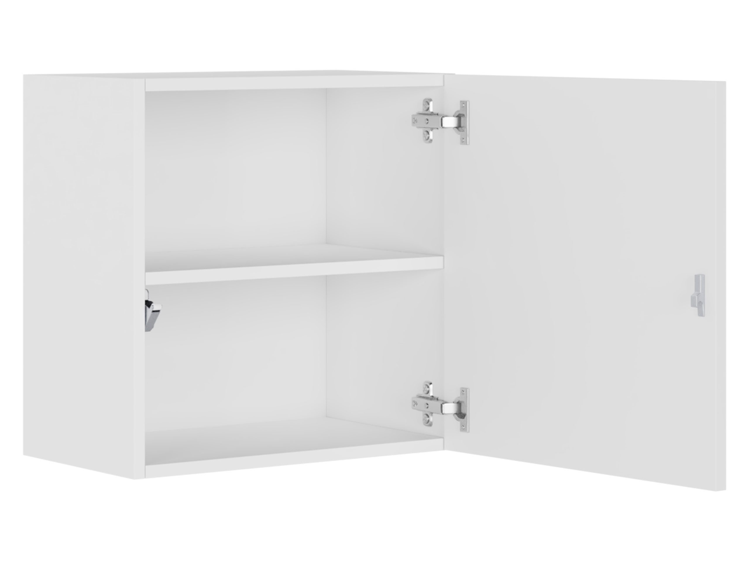 MIRJAN24 Vitrine Quadrat Vigo (mit Drehtür) grifflosem Öffnen "push to open"