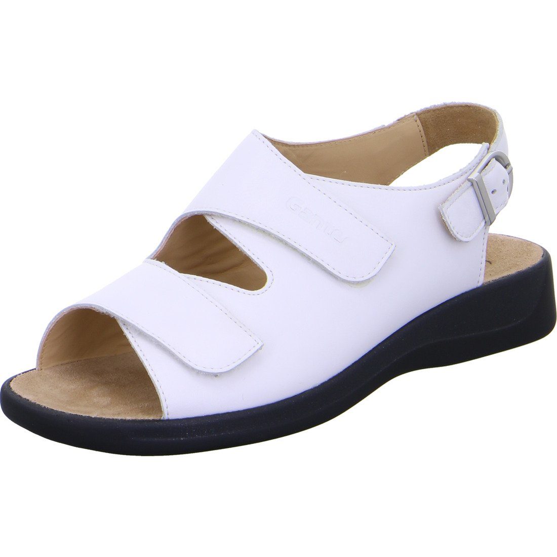 Ganter Ganter Schuhe, Sandalette Monica - Materialmix Sandalette weiß 045896 | Sandaletten
