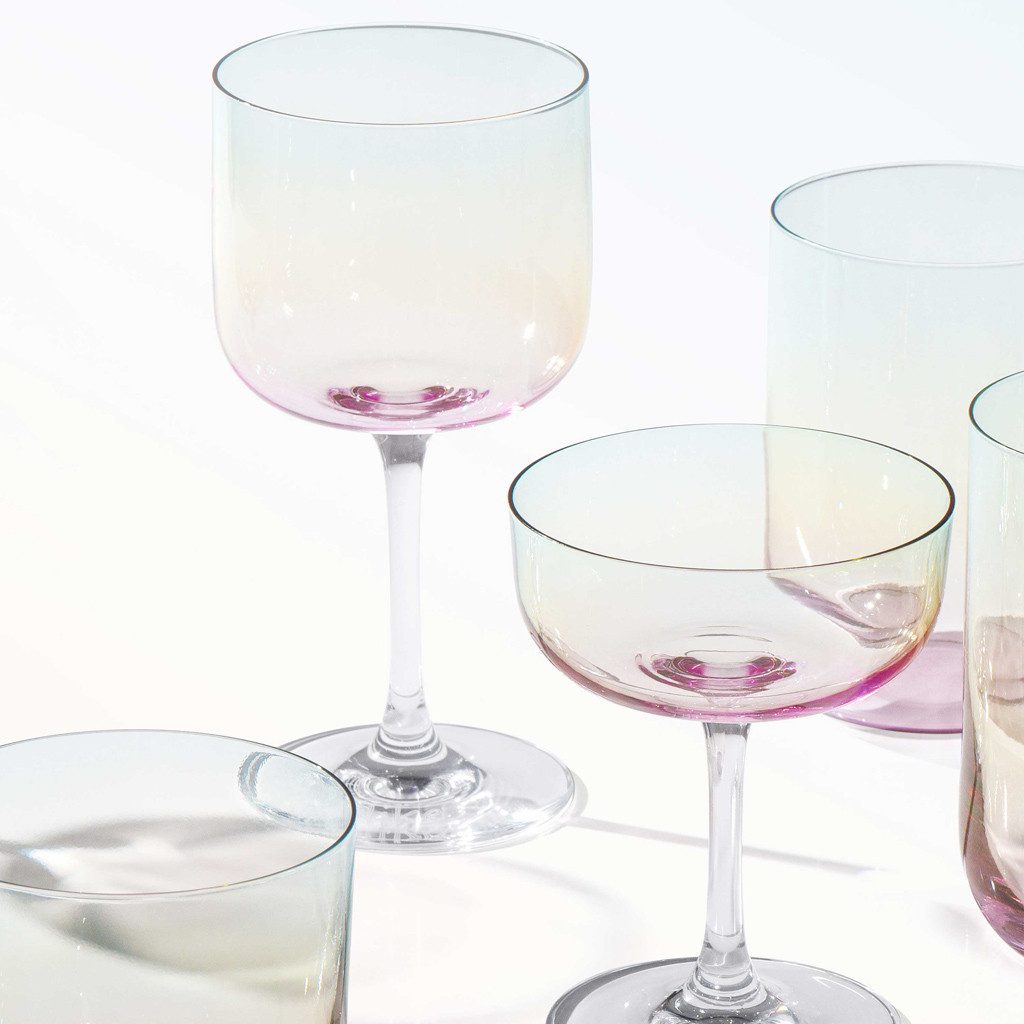 like. by Villeroy & Boch Rotweinglas Like Color 1 Weinglas, Set 2tlg 8,5x17cm, 2-tlg., Glas