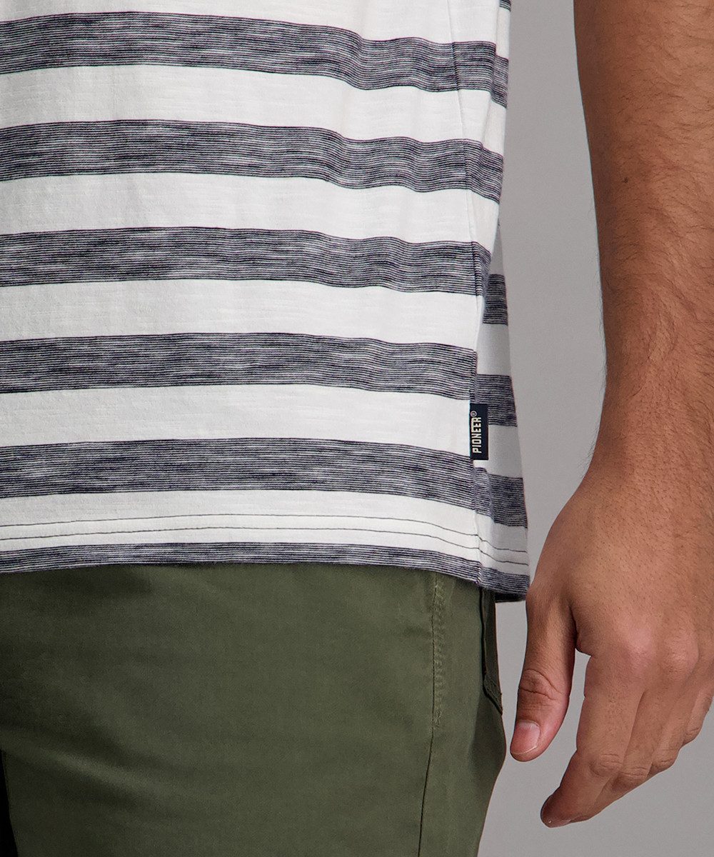 Pioneer Authentic Jeans T-Shirt mit Streifen – Bild 2 von 5
