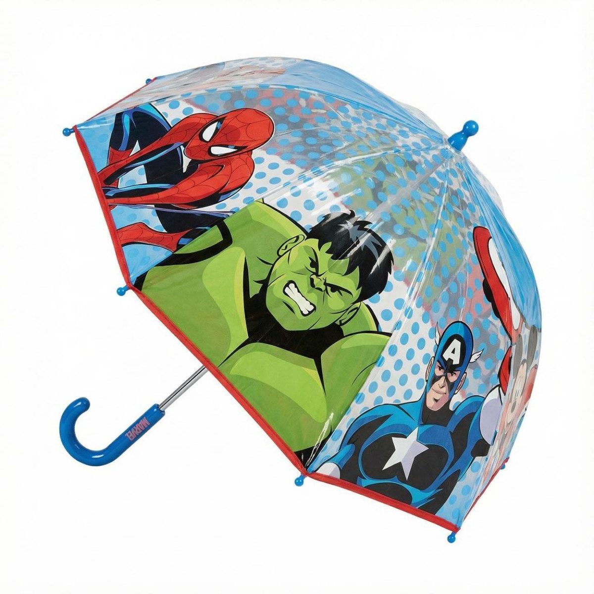 MARVEL Langregenschirm Avengers Kinderregenschirm Ø 45 cm für Regentage