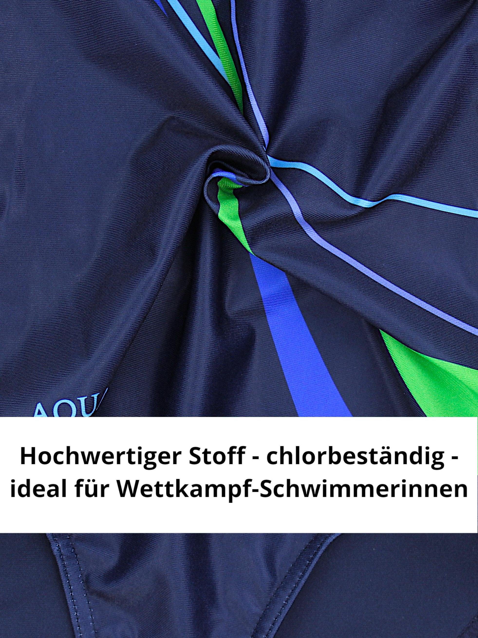 Aquarti Badeanzug Mädchen Badeanzug Chlorresistent Schwimmanzug Muscleback Wettkampf