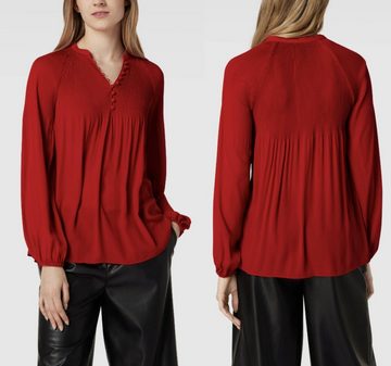 Ralph Lauren T-Shirt LAUREN RALPH LAUREN Pleats Blouse Hemd Blusentop Shirt T-shirt Lipstic