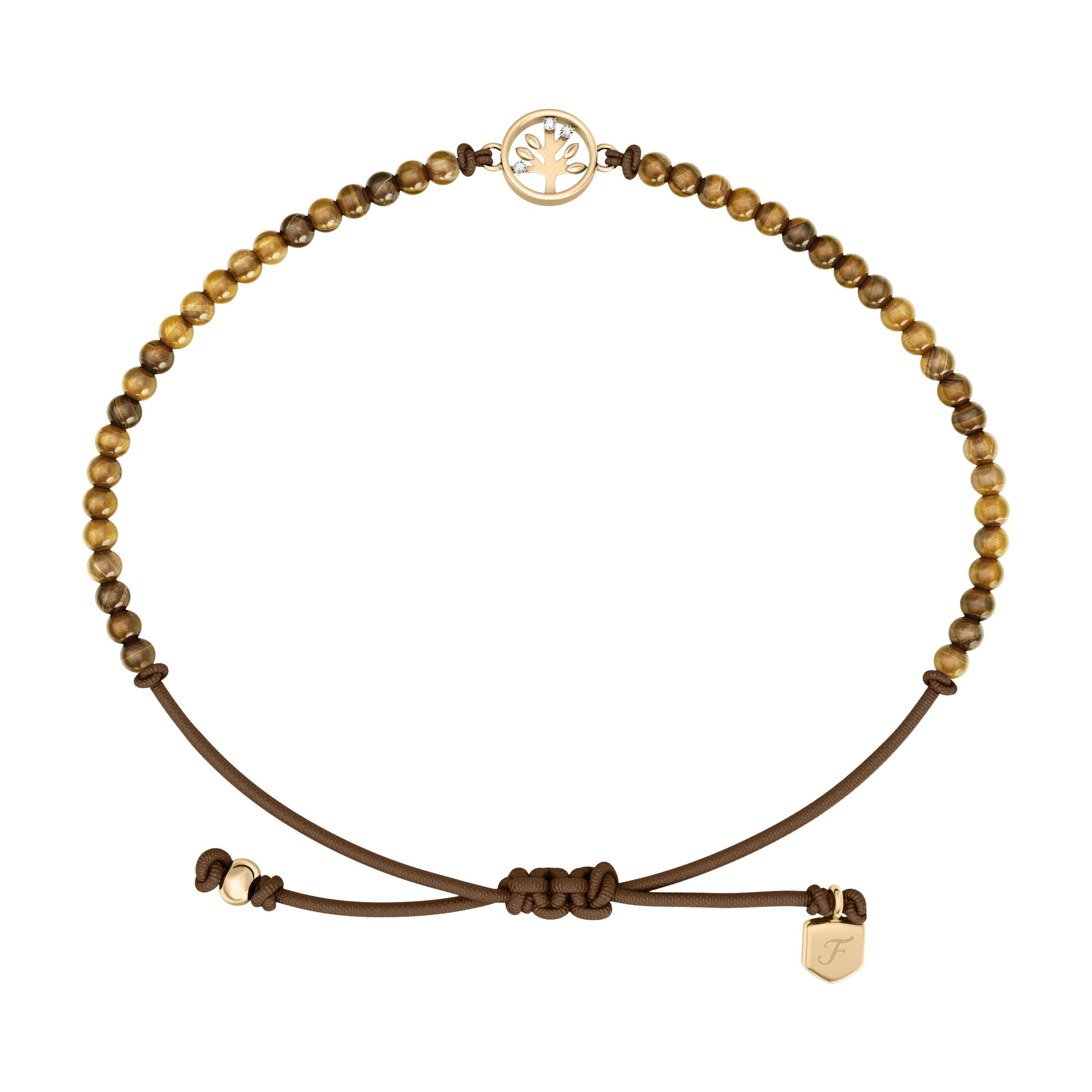 Fossil Armband Sutton - Baum des Lebens, mit Glasstein - mit Acryl