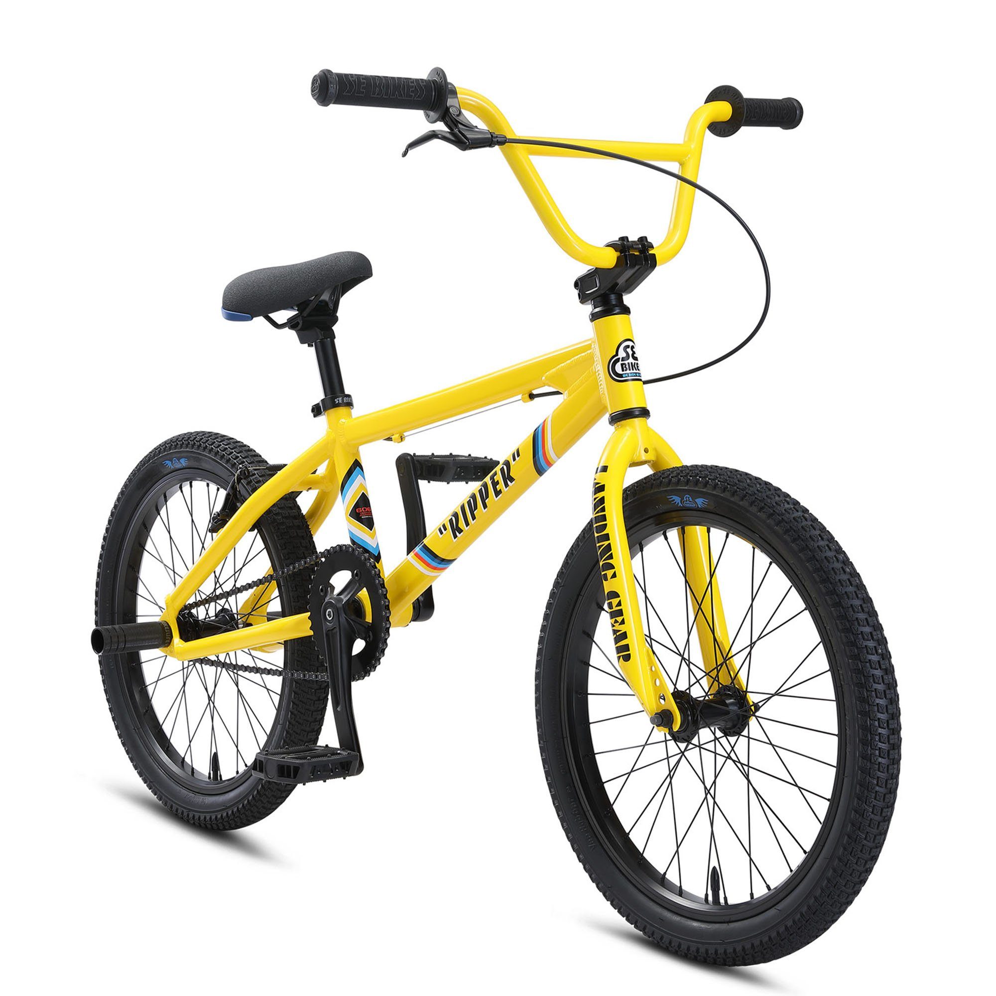 Sonderangebotswaren SE Bikes BMX-Rad Ripper, 1 ohne Schaltung, Fahrrad BMX BMX 20" Freestyle Oldschool Gang, Street Rad yellow Bike