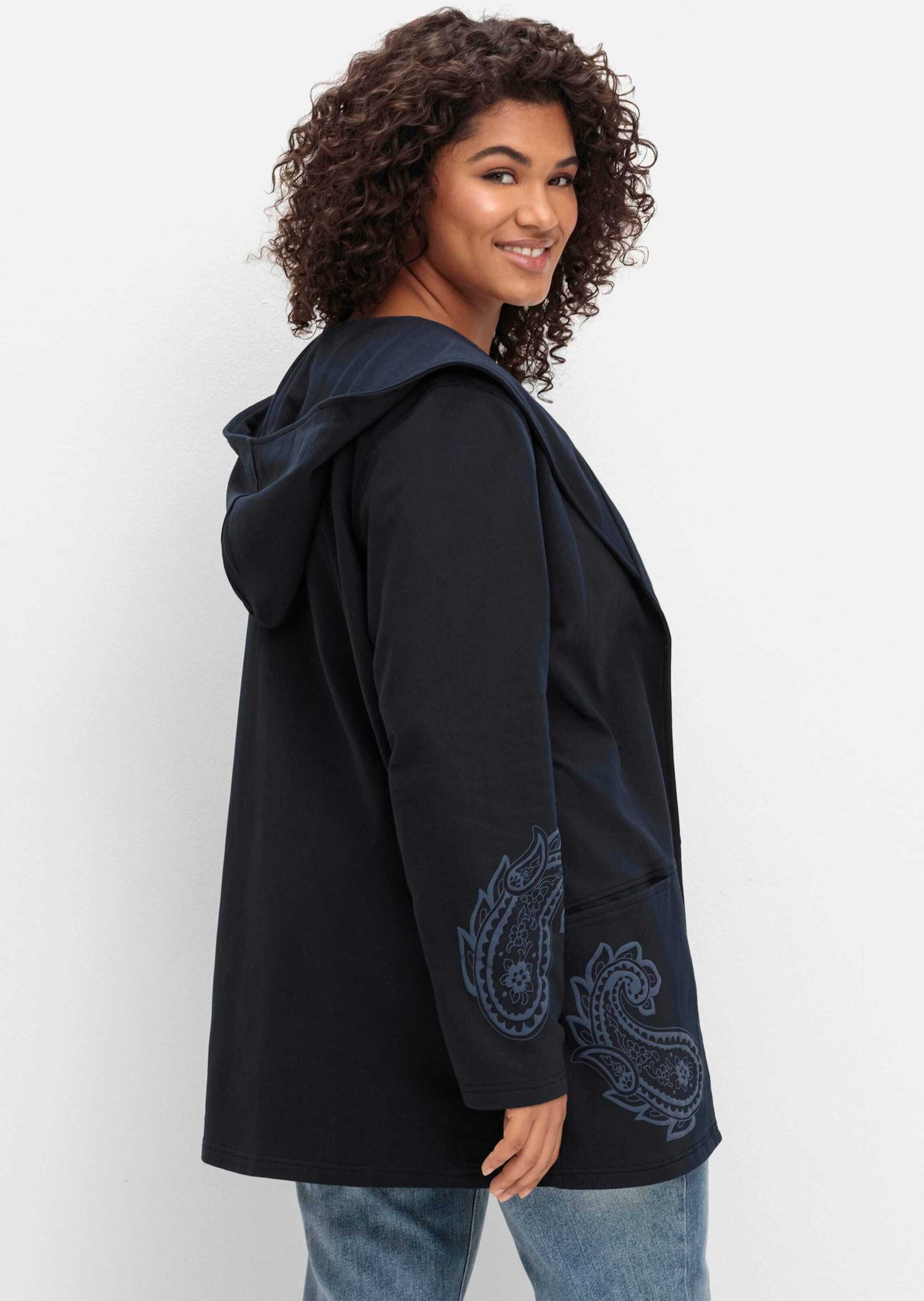 sheego by Joe Browns Shirtjacke Sweatjacke Langarm günstig online kaufen