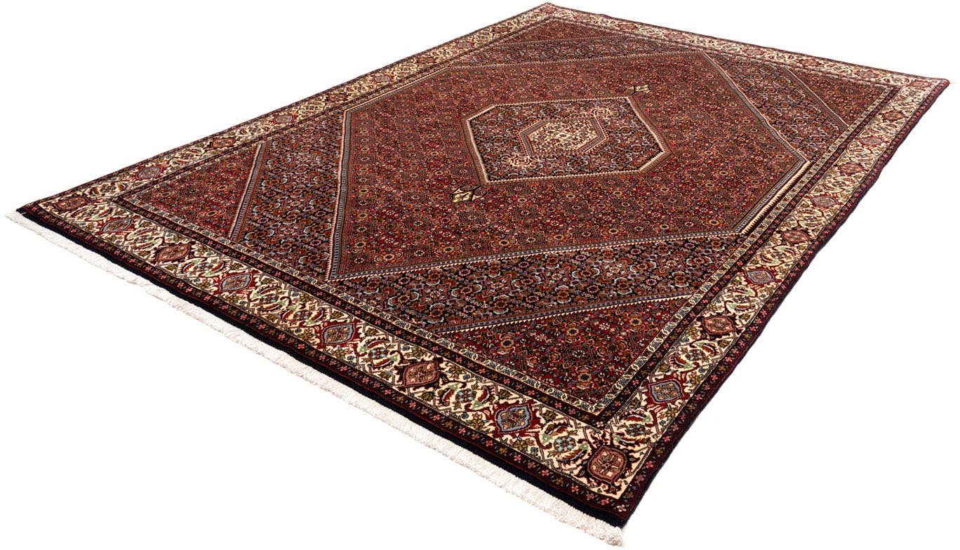 Wollteppich Bidjar Takab Medaillon Rosso 280 x 191 cm, morgenland, rechteckig, Höhe: 13 mm, Unikat mit Zertifikat | Kurzflor-Teppiche